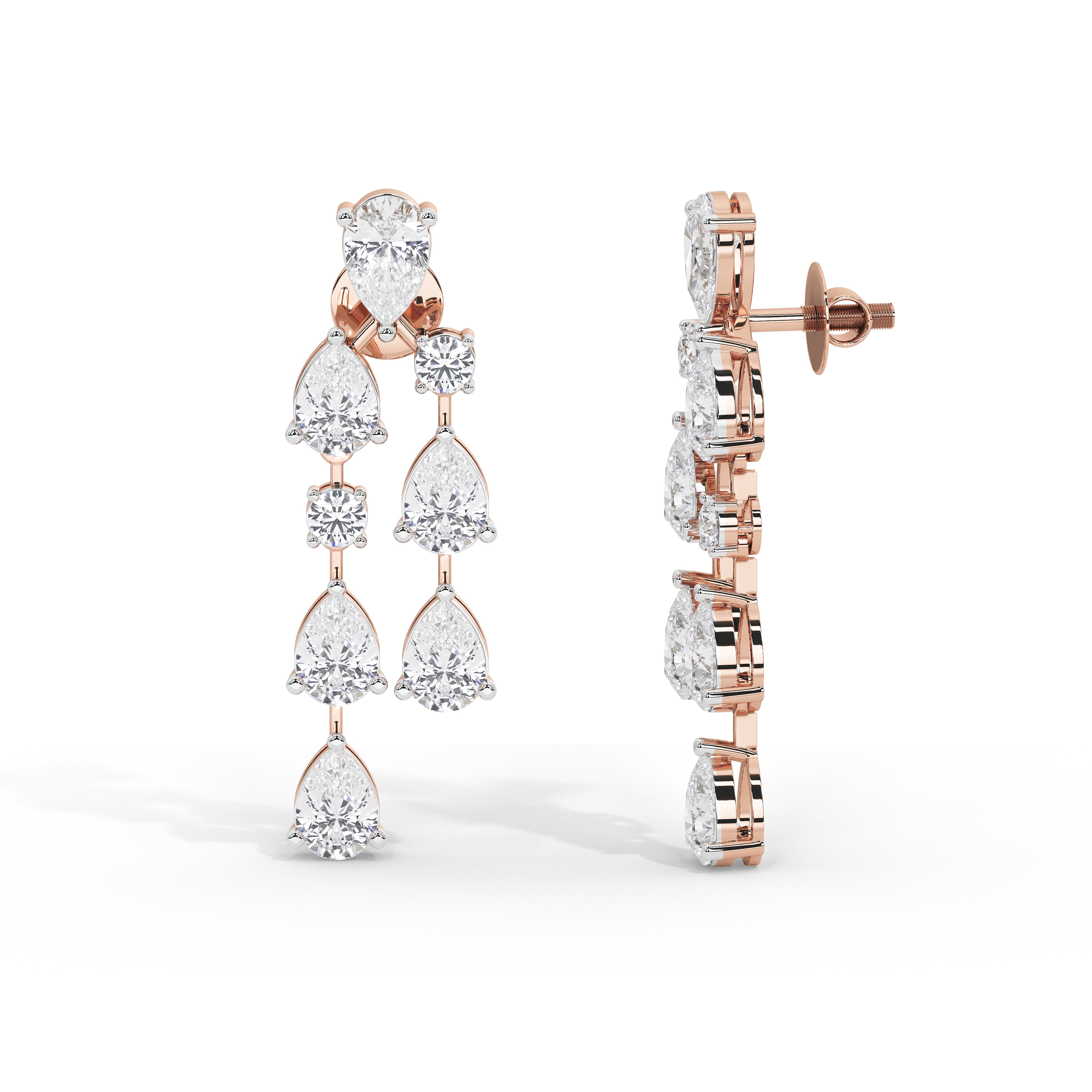 8.5 Carat Orinthia Pear Drop Earrings