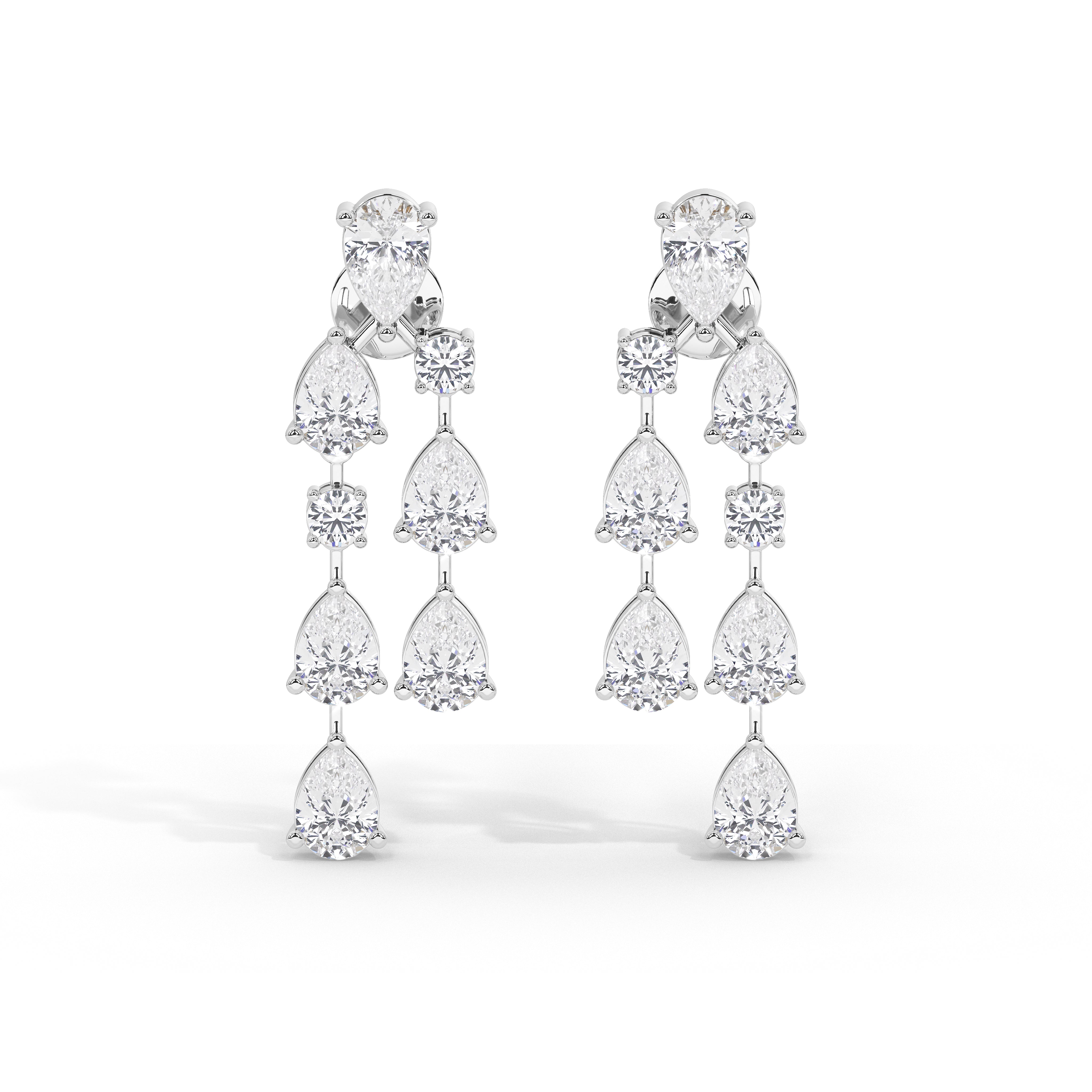 8.5 Carat Orinthia Pear Drop Earrings