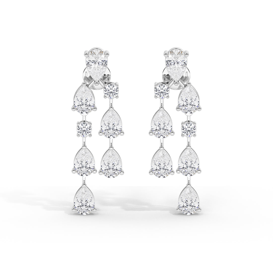 8.5 Carat Orinthia Pear Drop Earrings