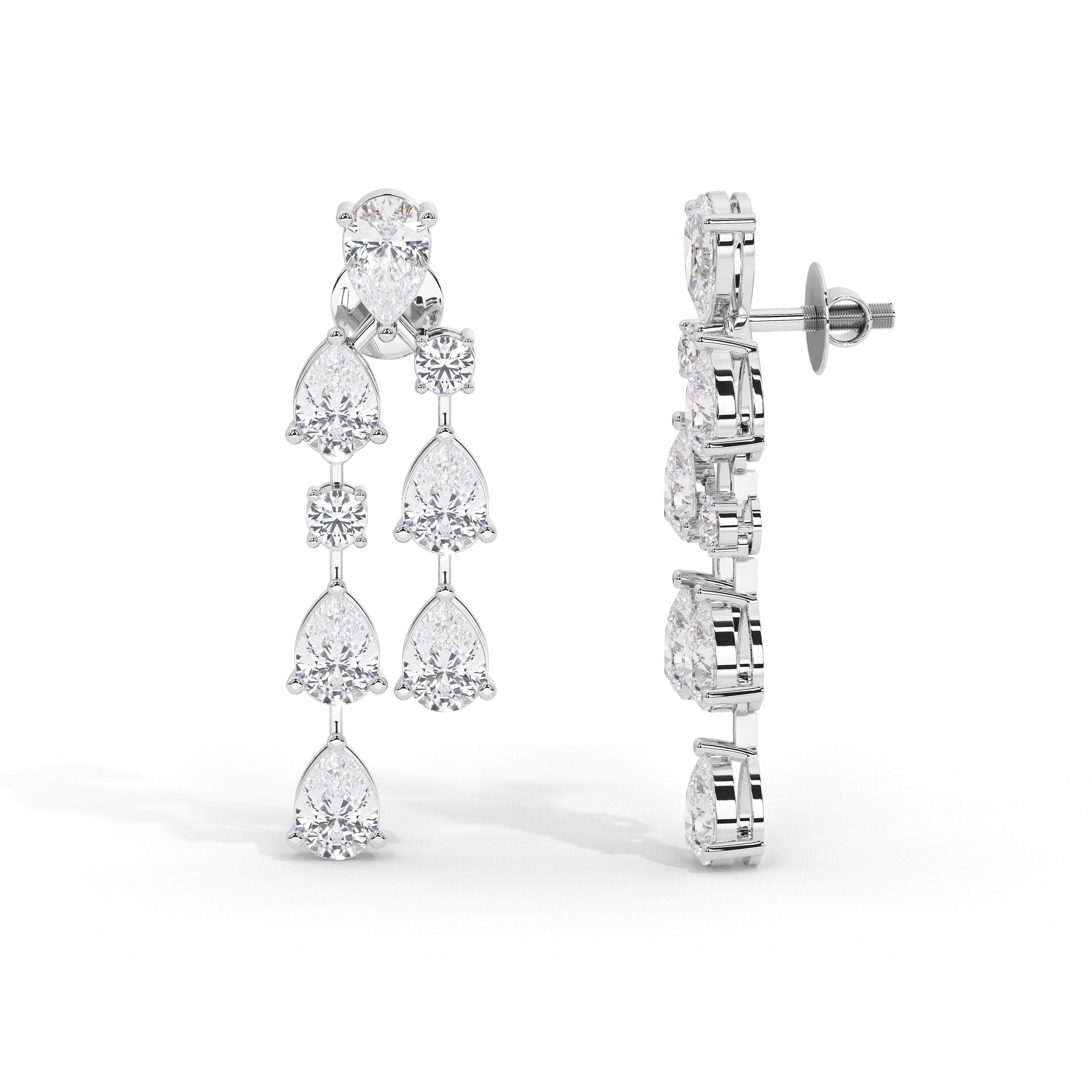 8.5 Carat Orinthia Pear Drop Earrings