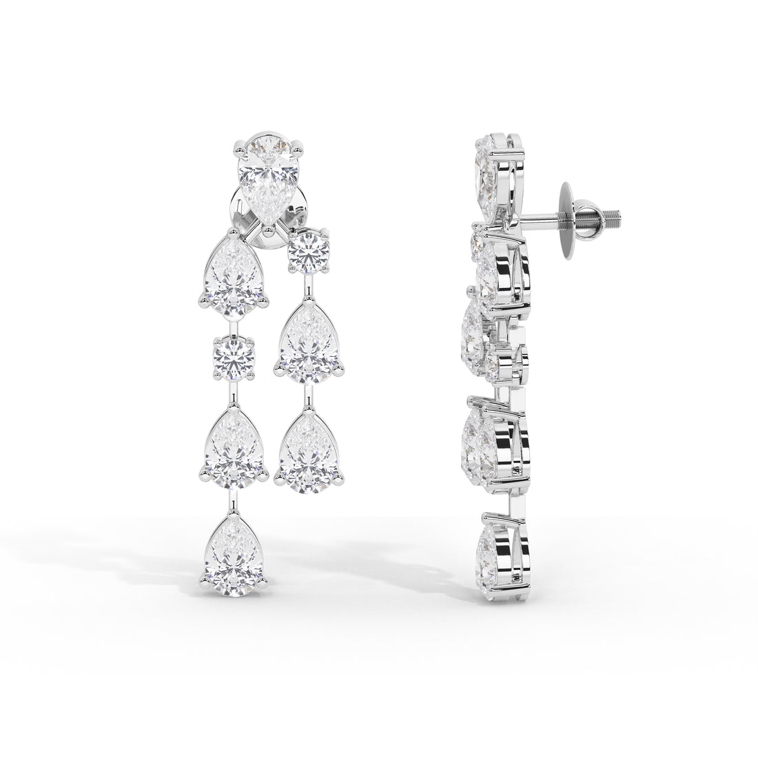 8.5 Carat Orinthia Pear Drop Earrings
