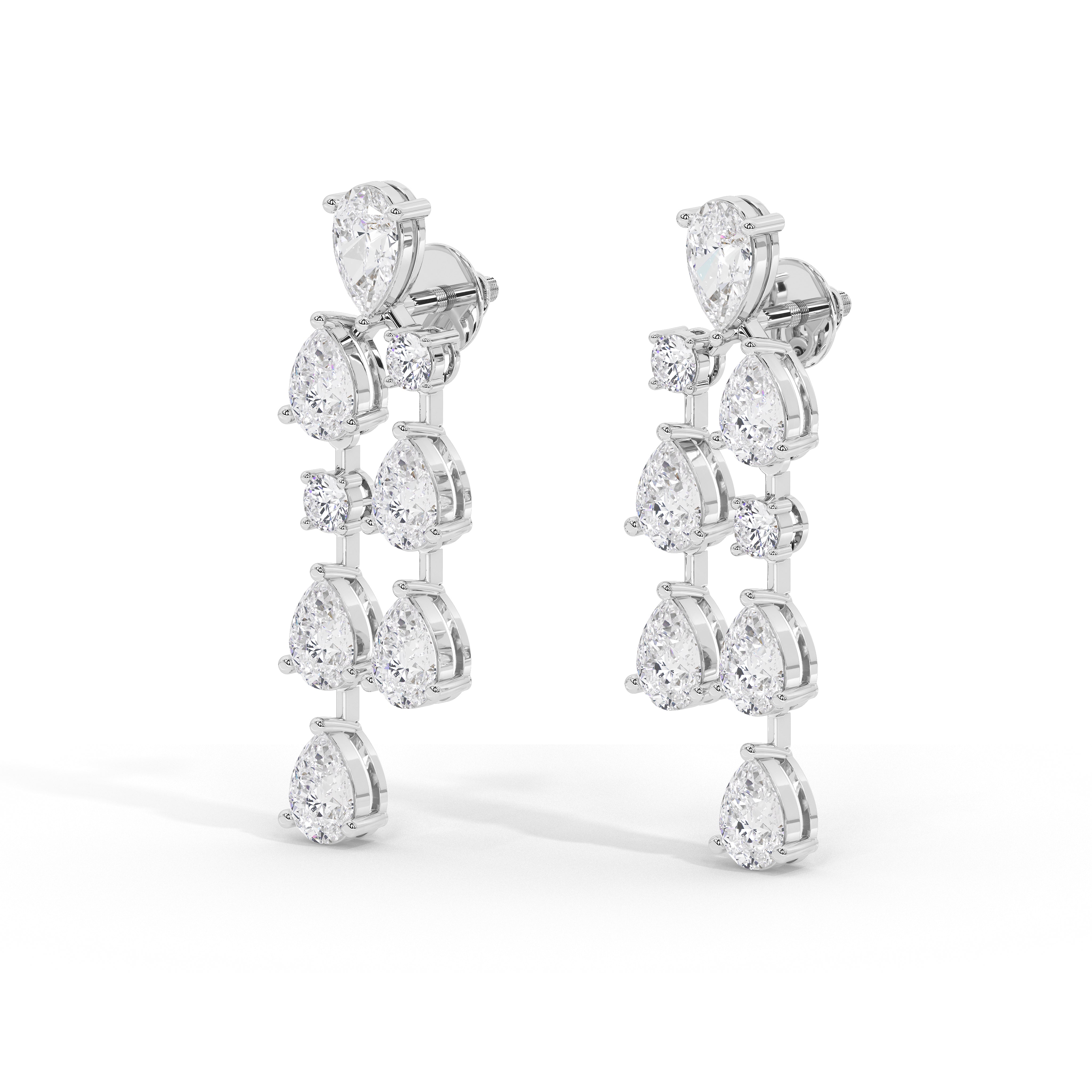 8.5 Carat Orinthia Pear Drop Earrings