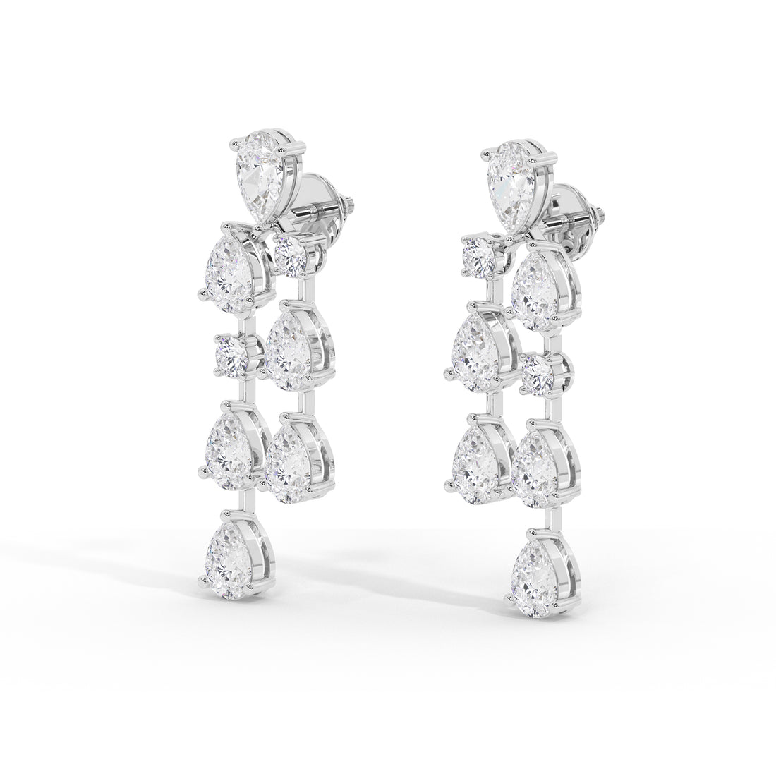 8.5 Carat Orinthia Pear Drop Earrings