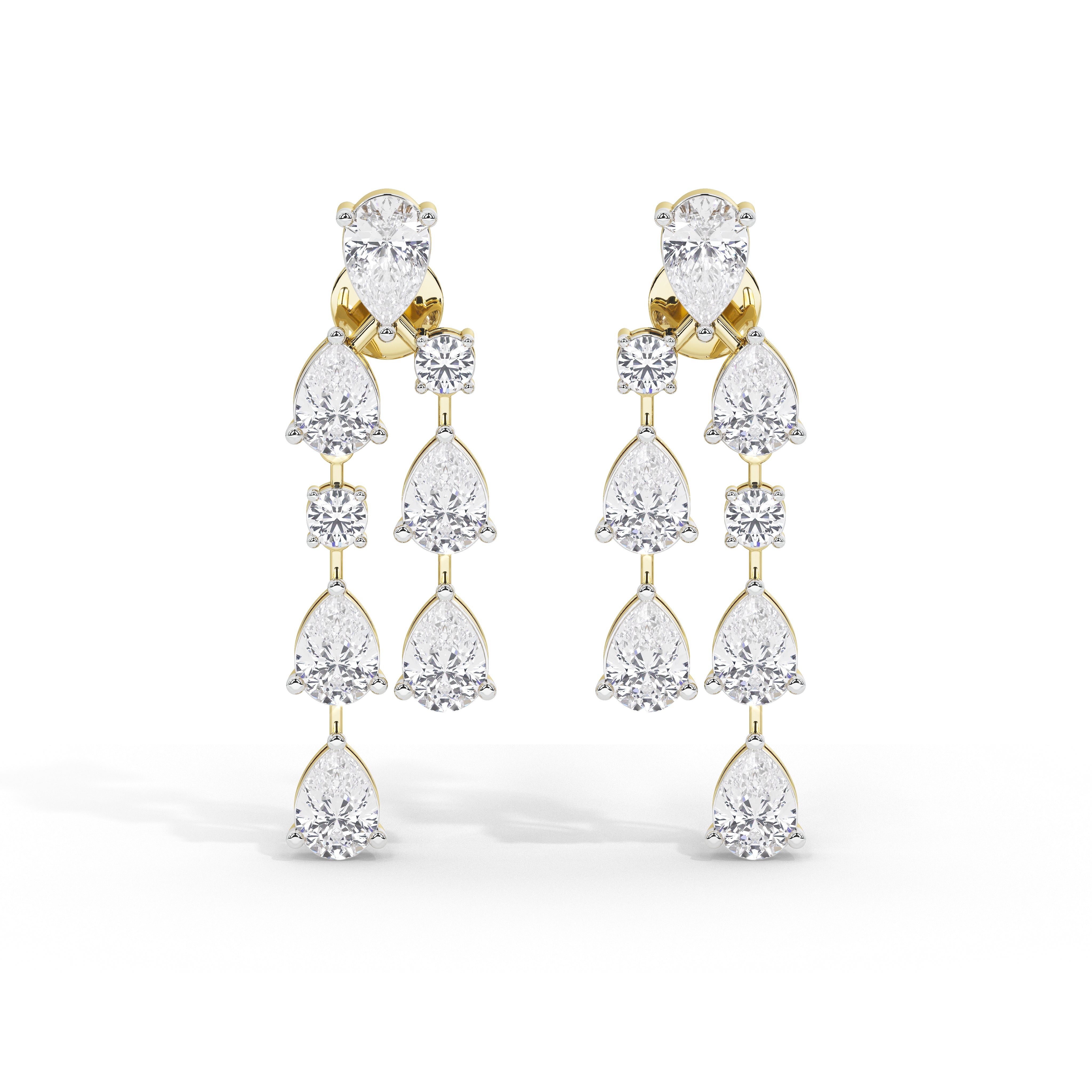 8.5 Carat Orinthia Pear Drop Earrings