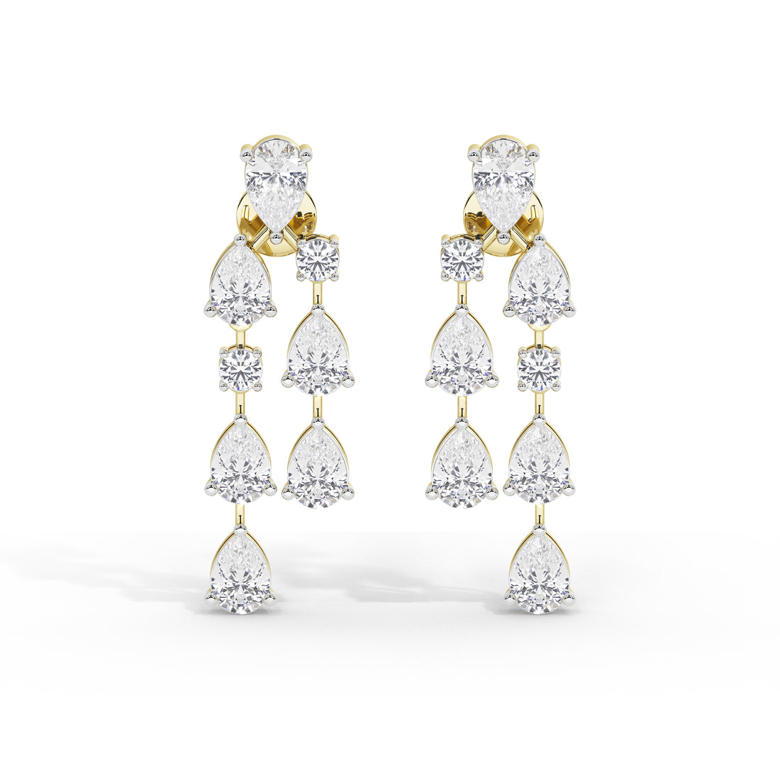 8.5 Carat Orinthia Pear Drop Earrings