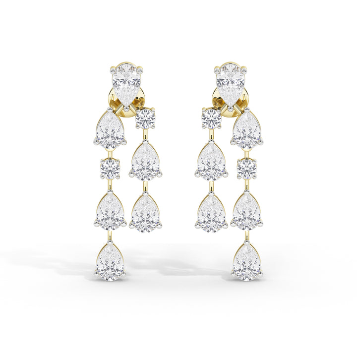 8.5 Carat Orinthia Pear Drop Earrings