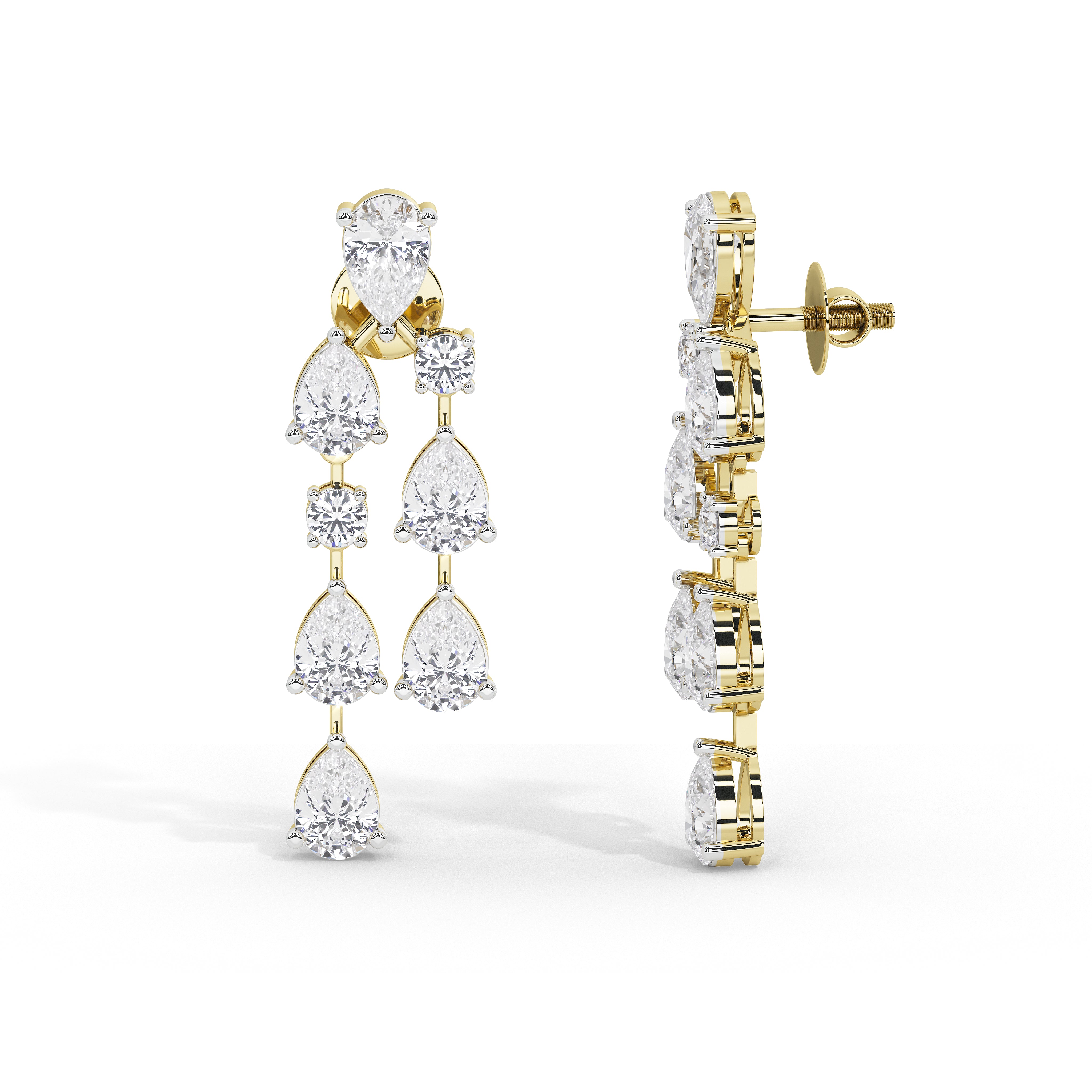 8.5 Carat Orinthia Pear Drop Earrings