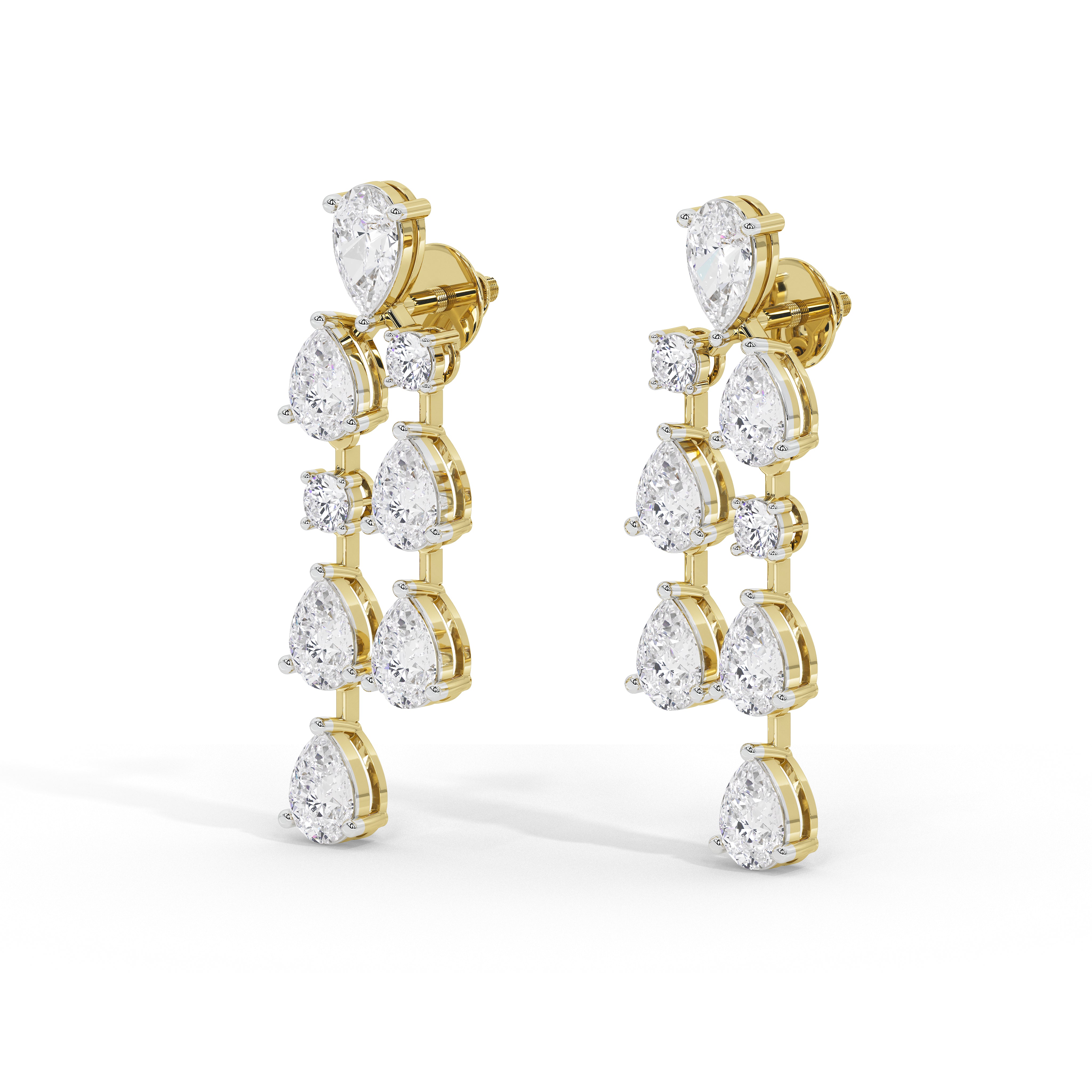 8.5 Carat Orinthia Pear Drop Earrings