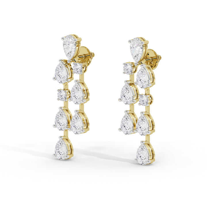 8.5 Carat Orinthia Pear Drop Earrings