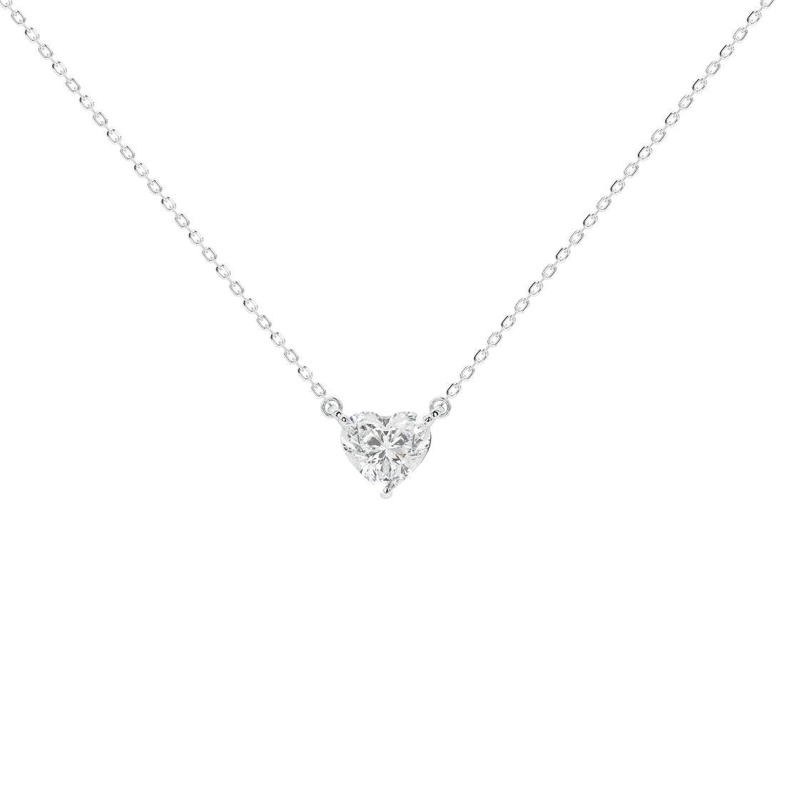 1 Carat Aurelie Heart Solitaire Pendant (With Chain)