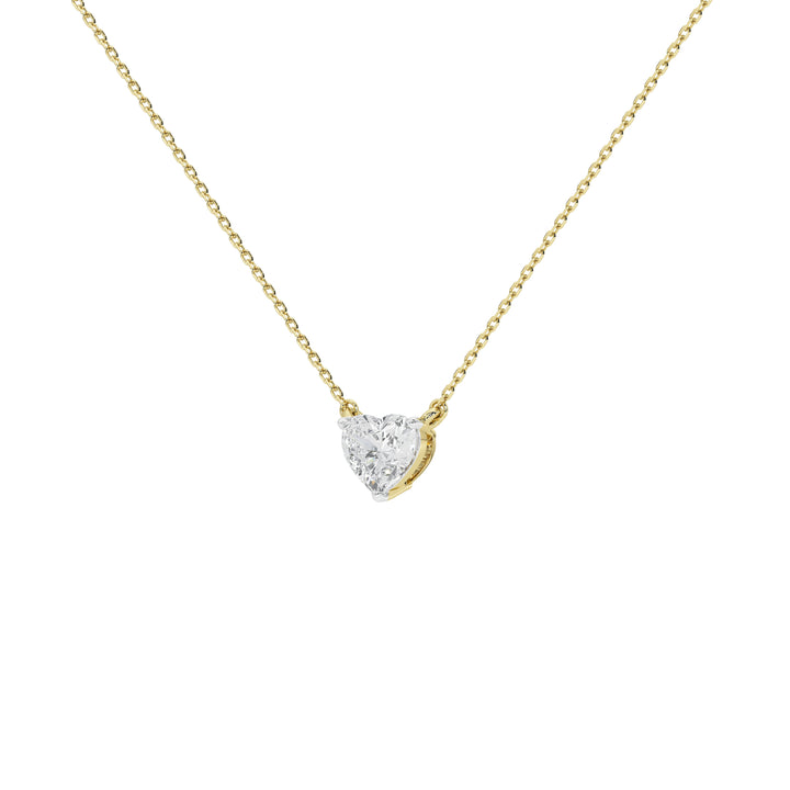 1 Carat Aurelie Heart Solitaire Pendant (With Chain)