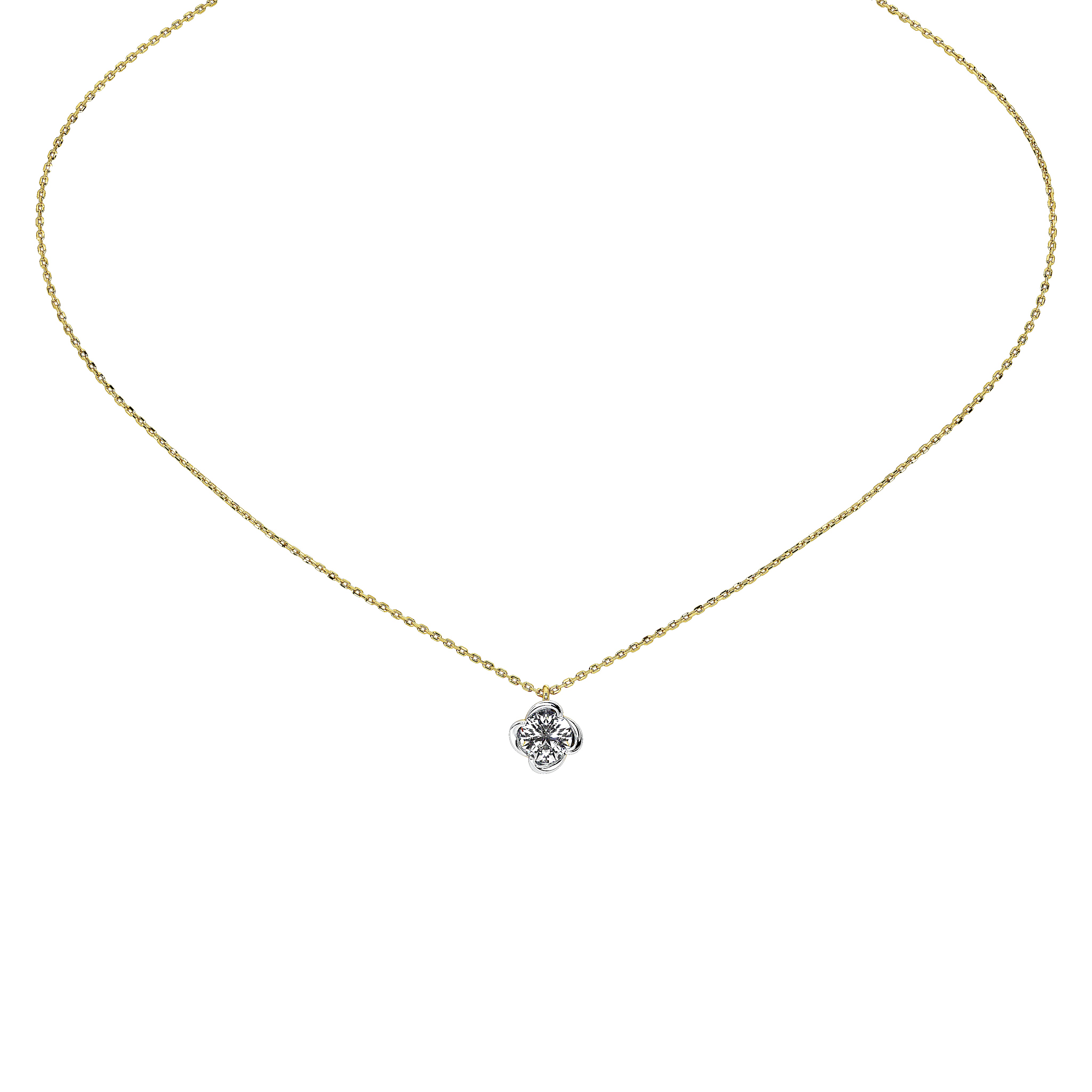 Everyday Lumina Round Floral Pendant (Without Chain)