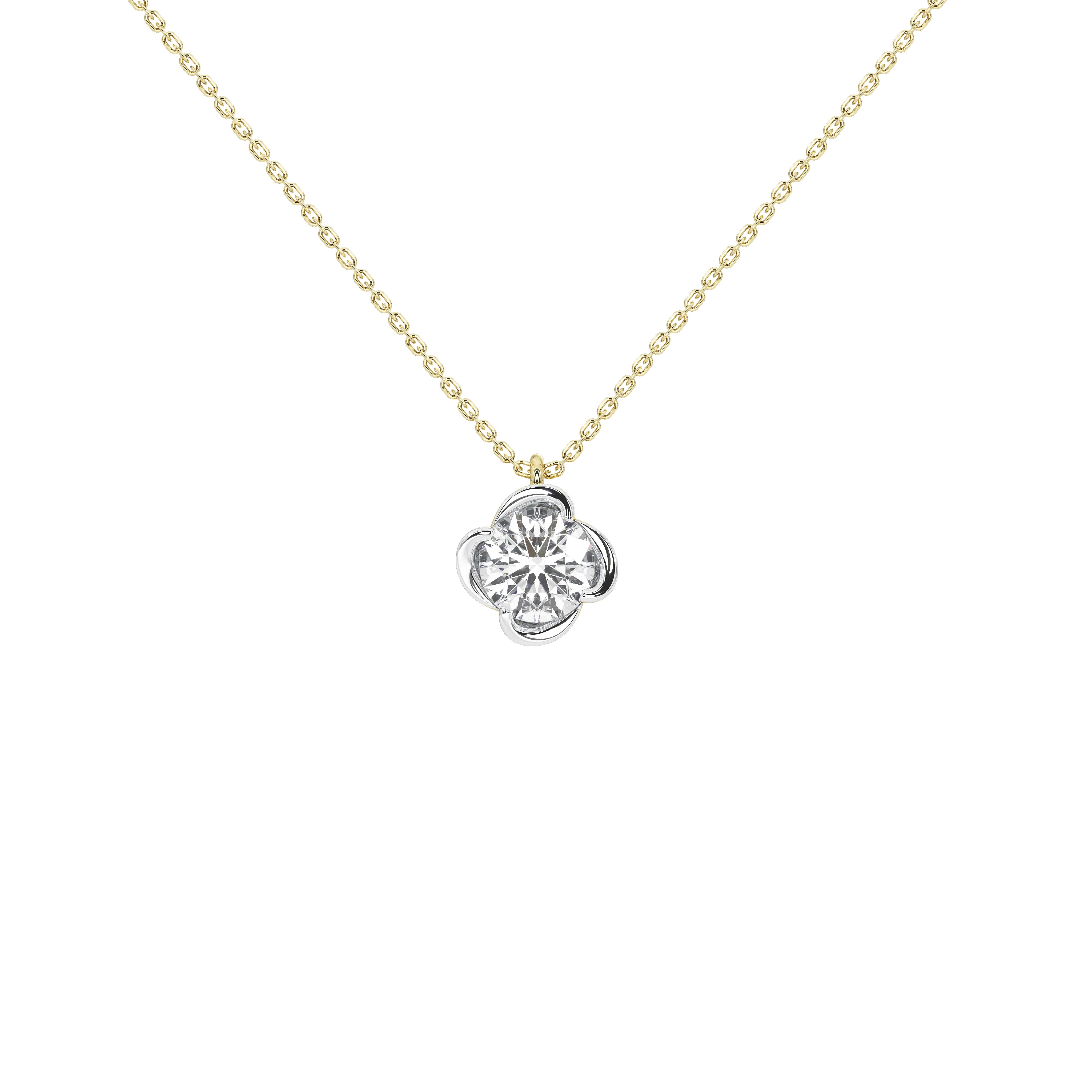 Everyday Lumina Round Floral Pendant (Without Chain)