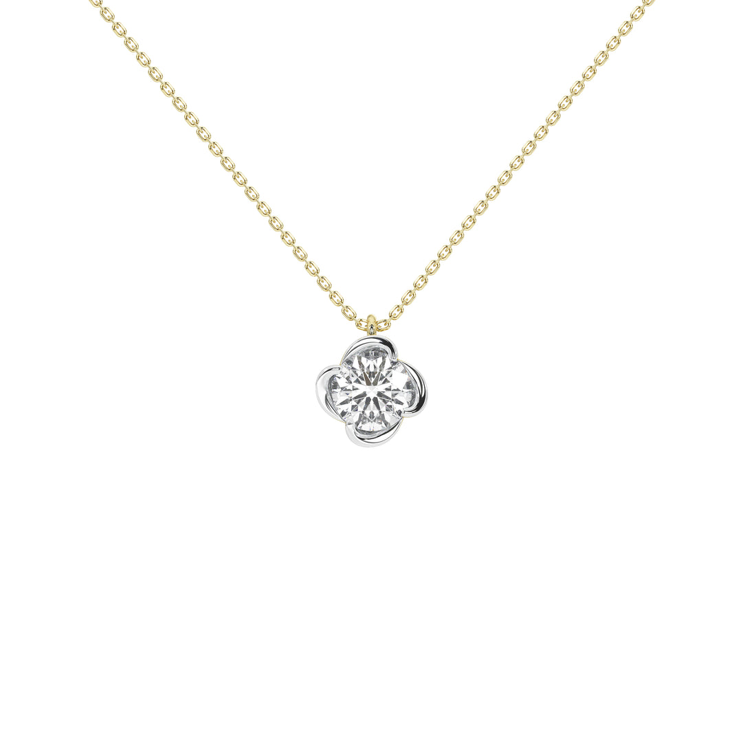 Everyday Lumina Round Floral Pendant (Without Chain)