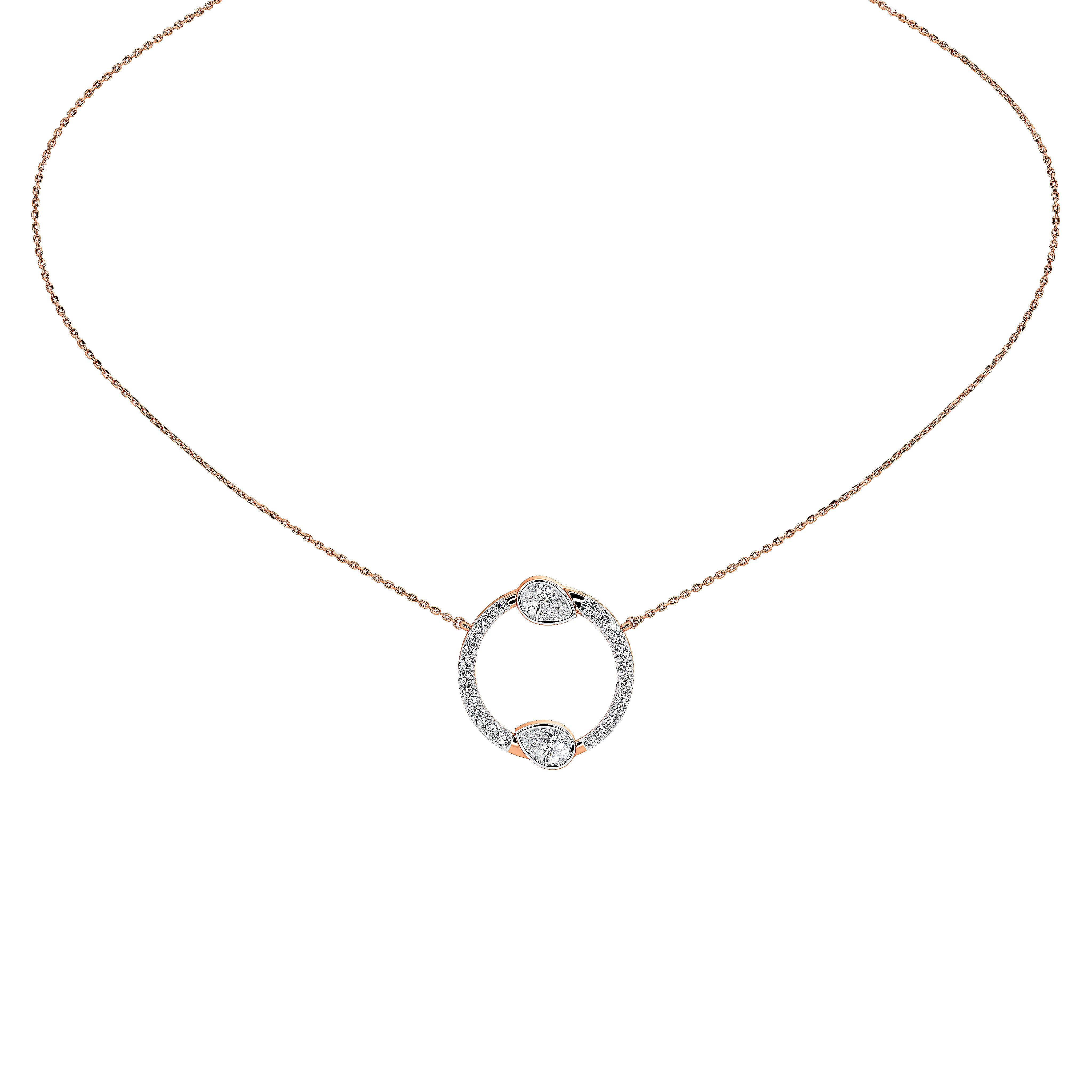 Vivara Pear Designer Pendant (With Chain)