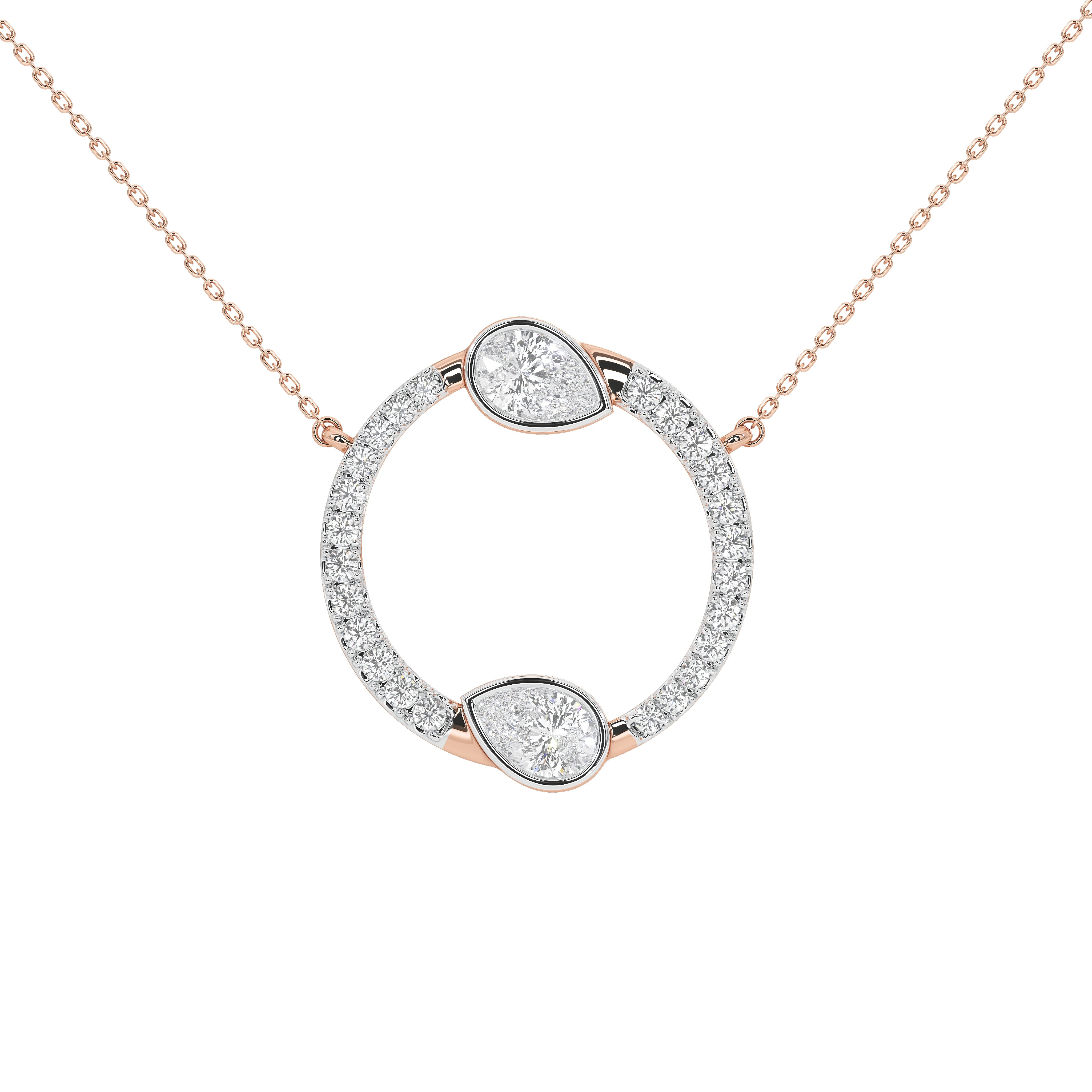Vivara Pear Designer Pendant (With Chain)