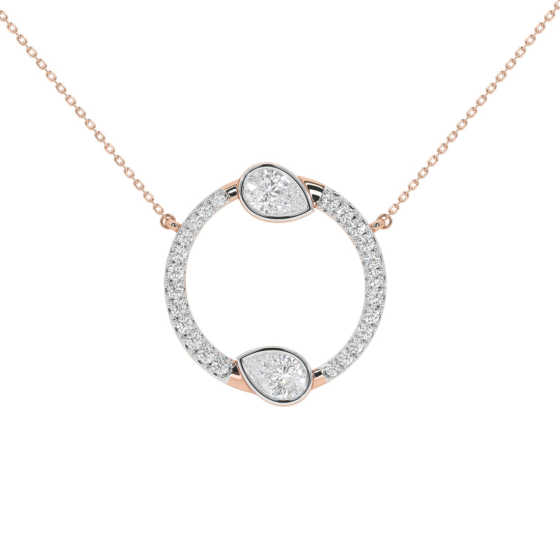 Vivara Pear Designer Pendant (With Chain)