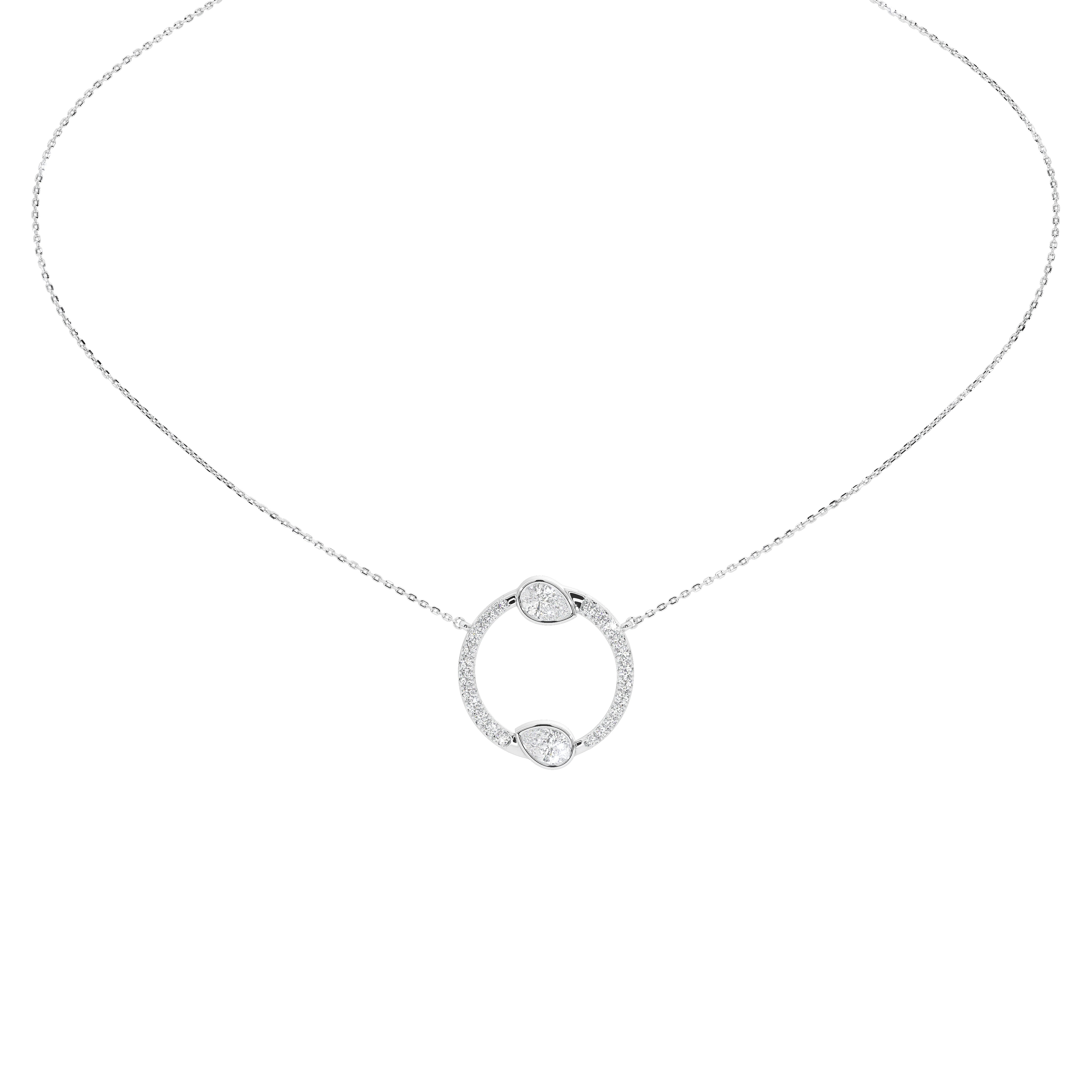 Vivara Pear Designer Pendant (With Chain)