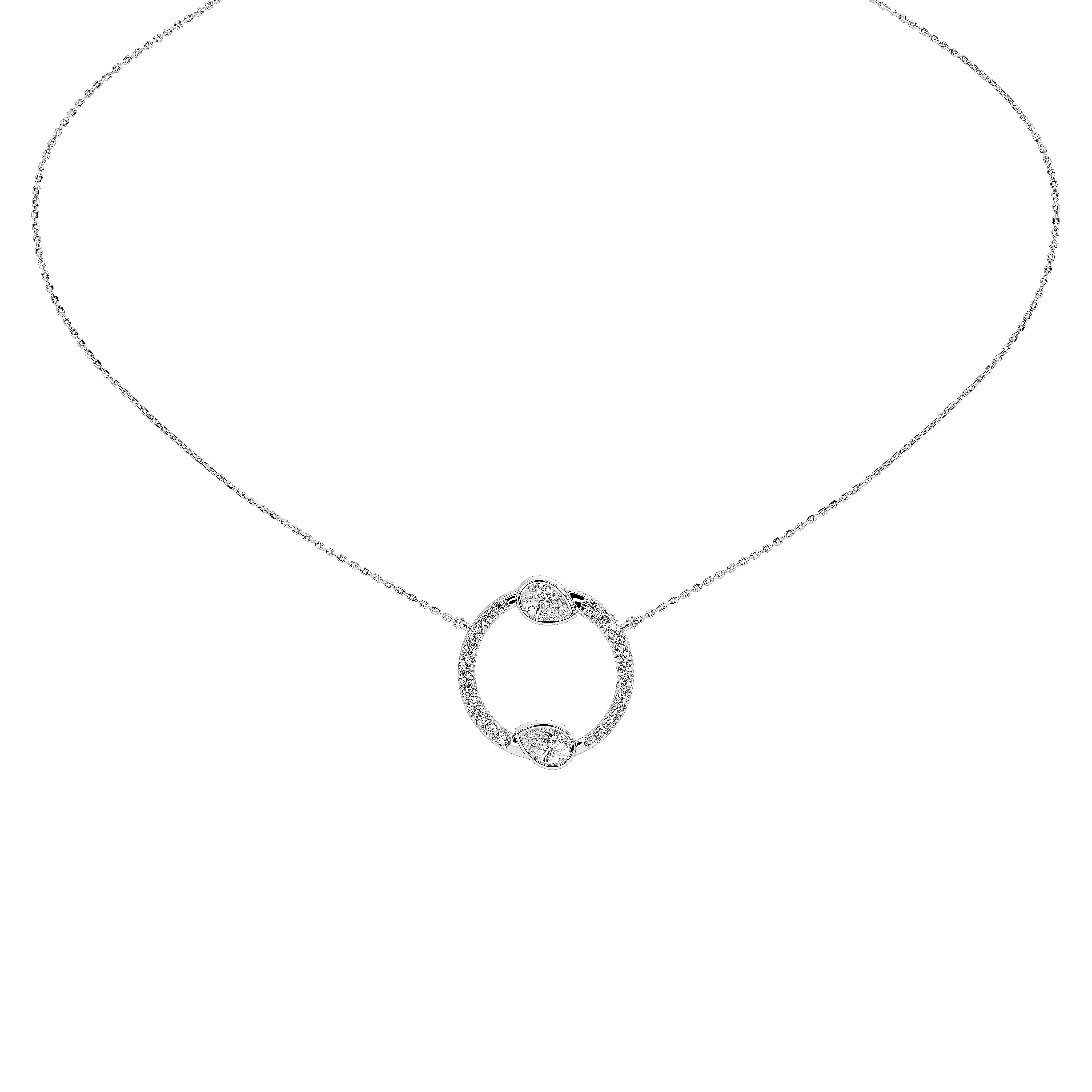 Vivara Pear Designer Pendant (With Chain)