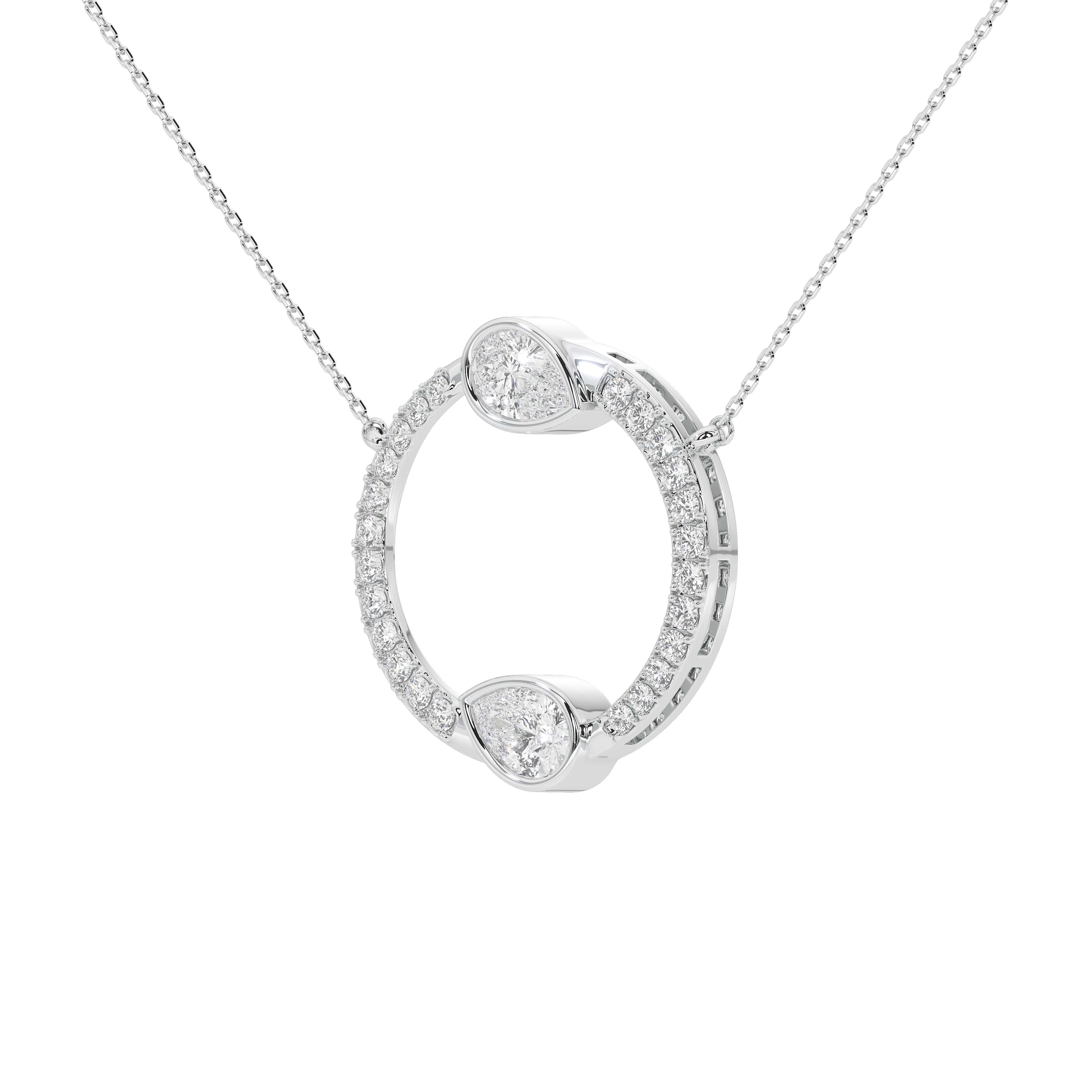 Vivara Pear Designer Pendant (With Chain)