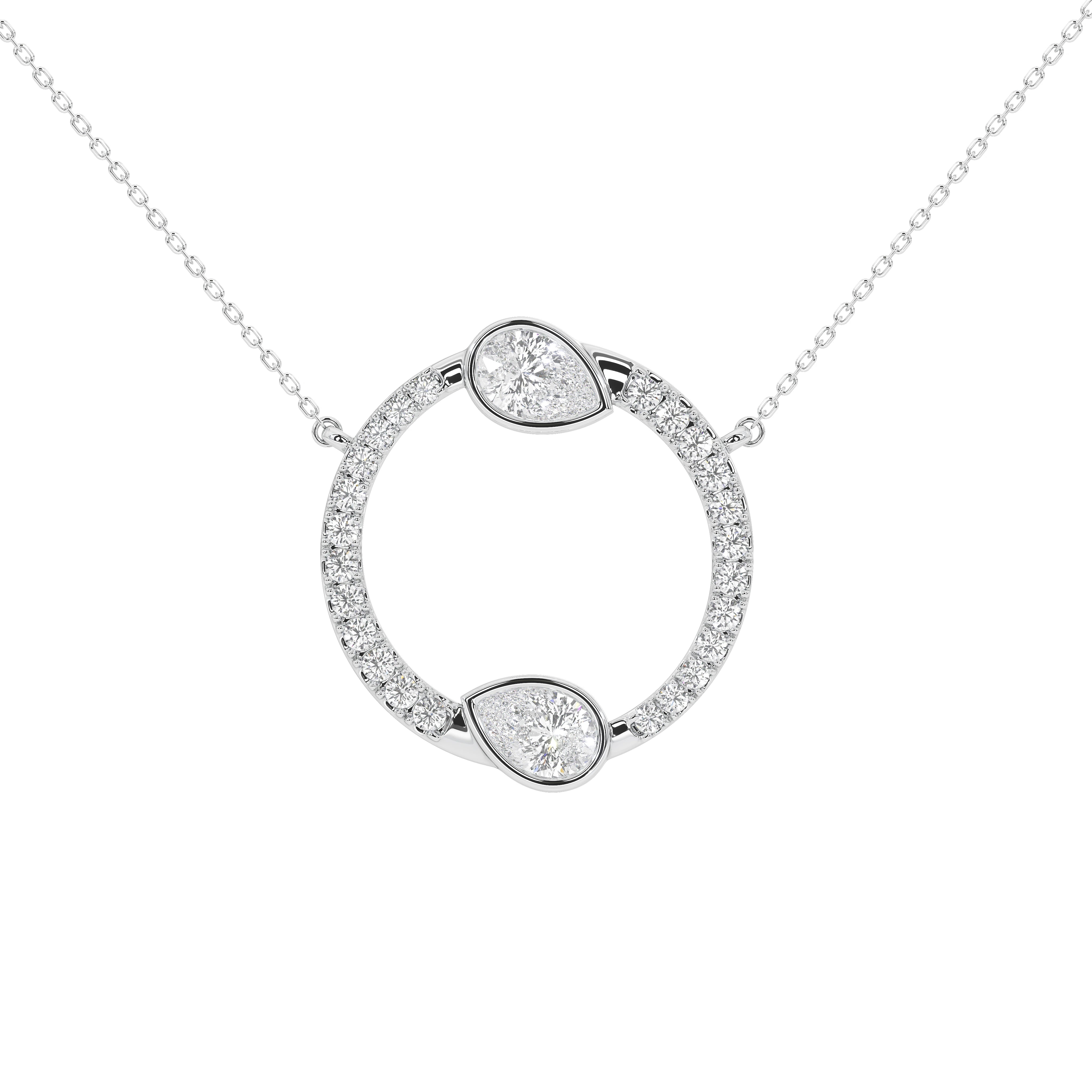Vivara Pear Designer Pendant (With Chain)