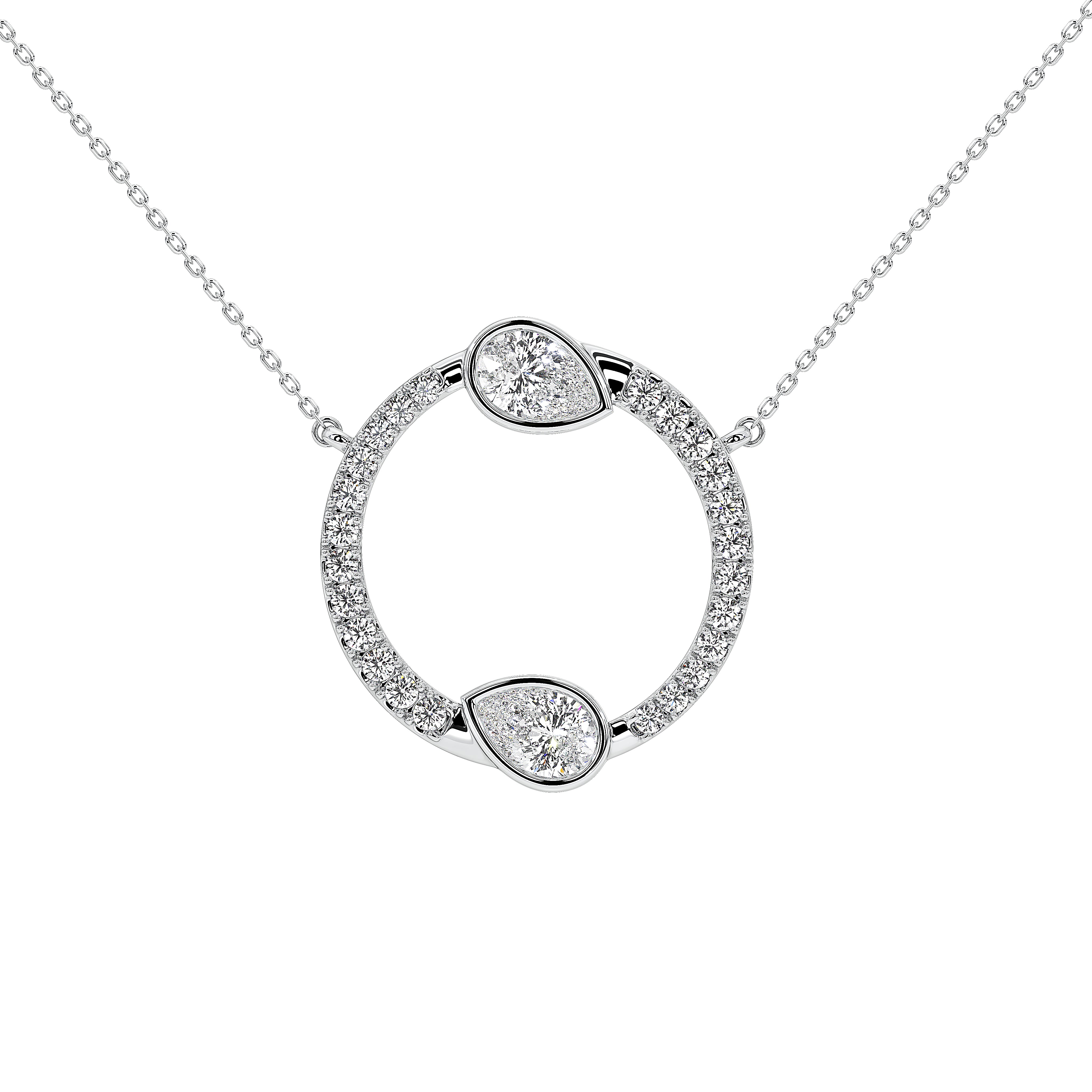 Vivara Pear Designer Pendant (With Chain)