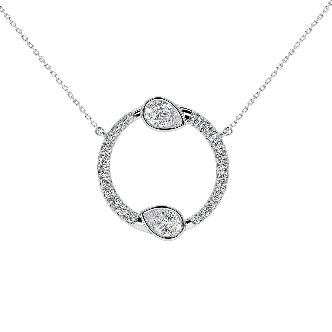 Vivara Pear Designer Pendant (With Chain)