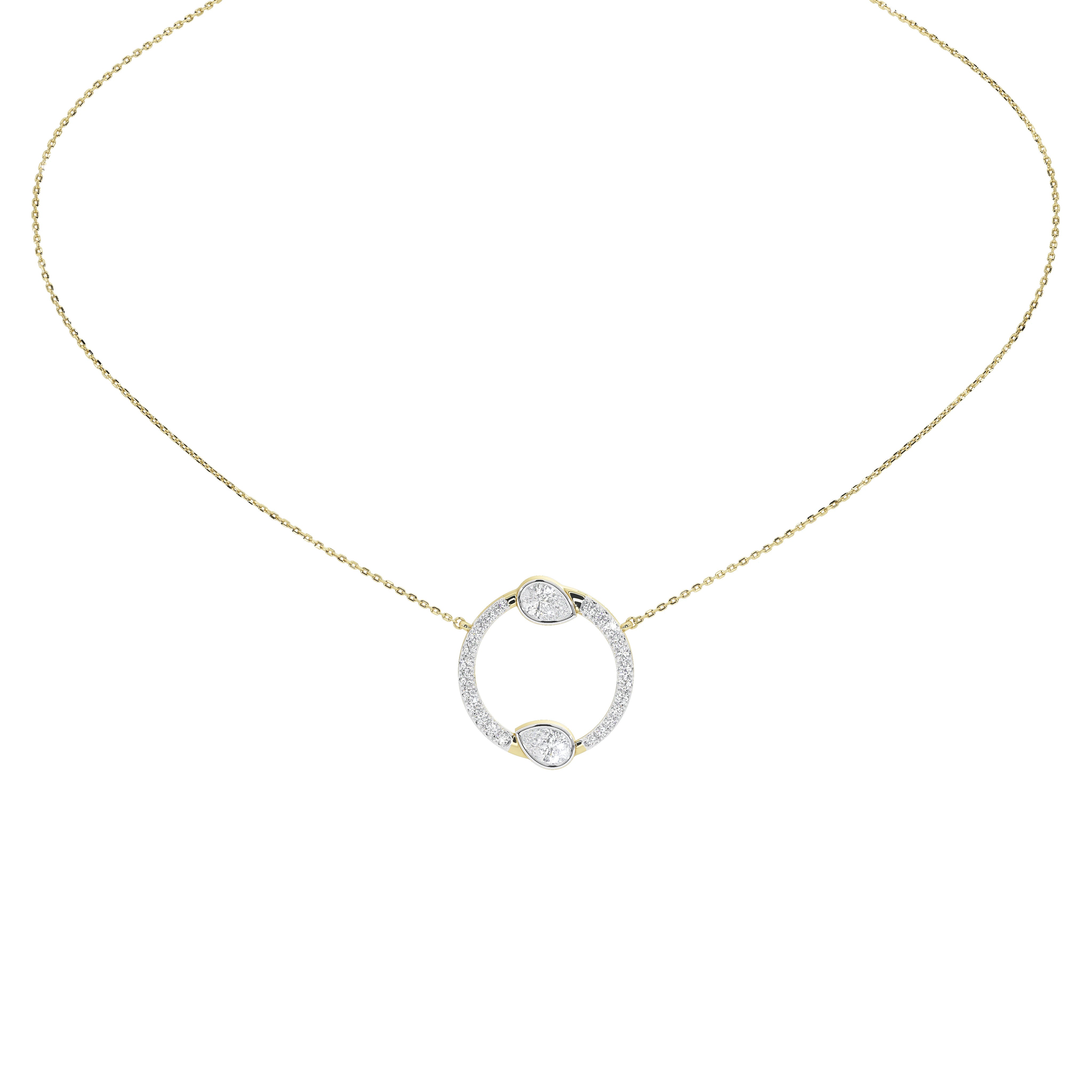 Vivara Pear Designer Pendant (With Chain)