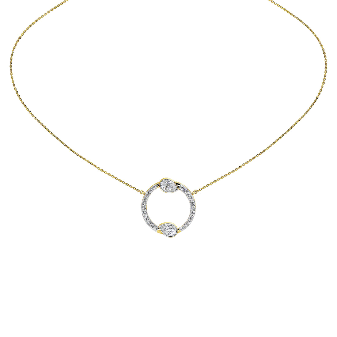 Vivara Pear Designer Pendant (With Chain)