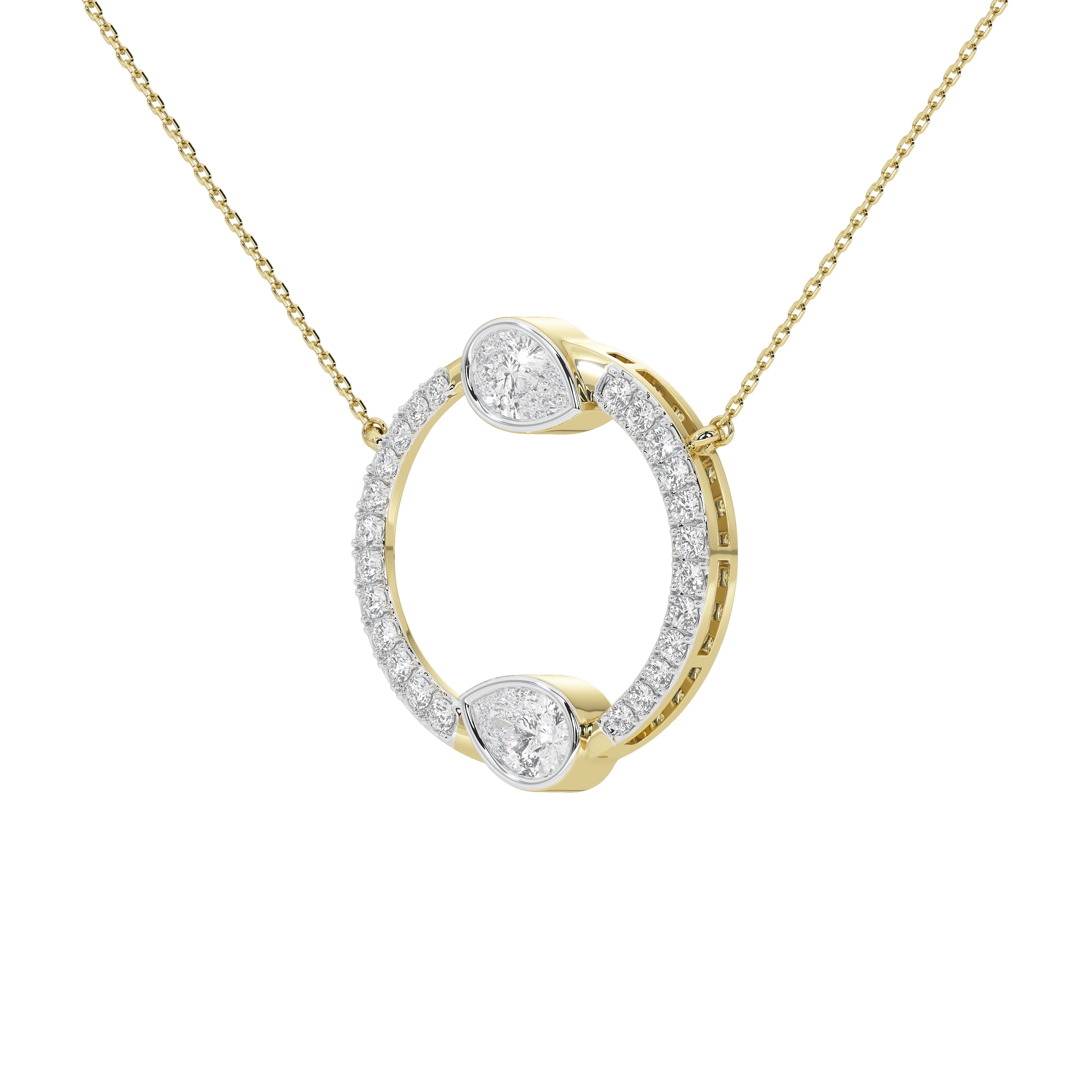 Vivara Pear Designer Pendant (With Chain)