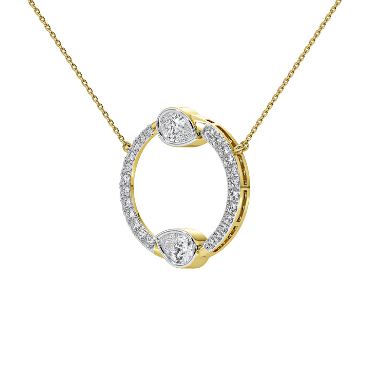 Vivara Pear Designer Pendant (With Chain)
