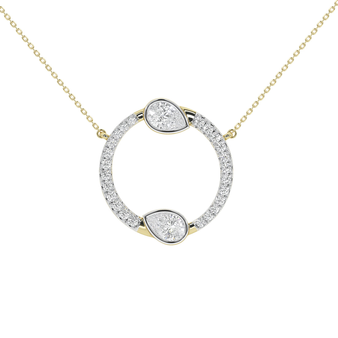 Vivara Pear Designer Pendant (With Chain)