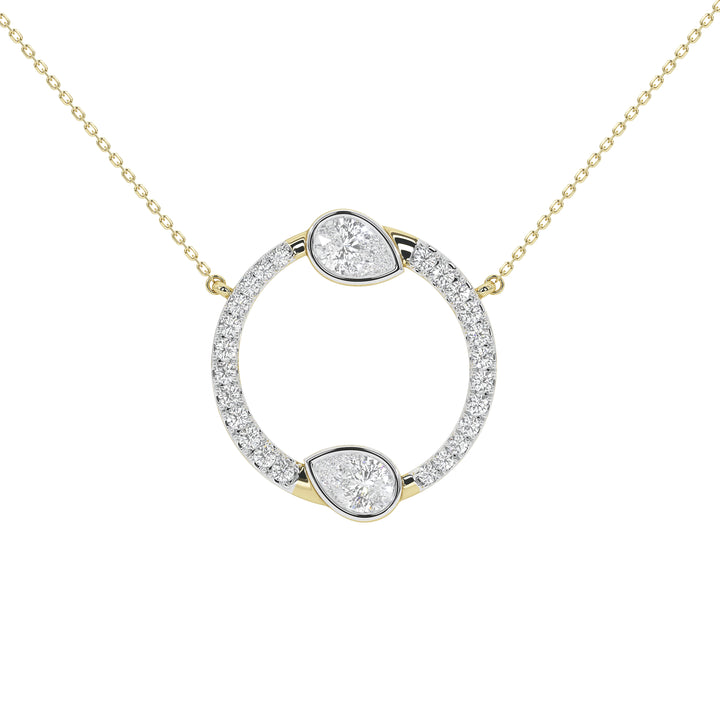 Vivara Pear Designer Pendant (With Chain)