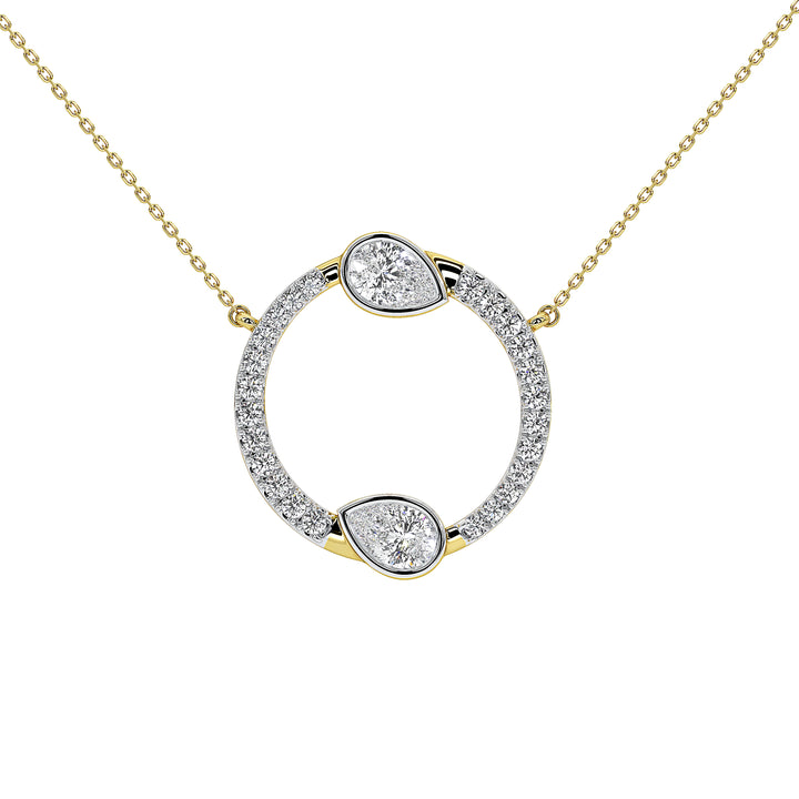 Vivara Pear Designer Pendant (With Chain)
