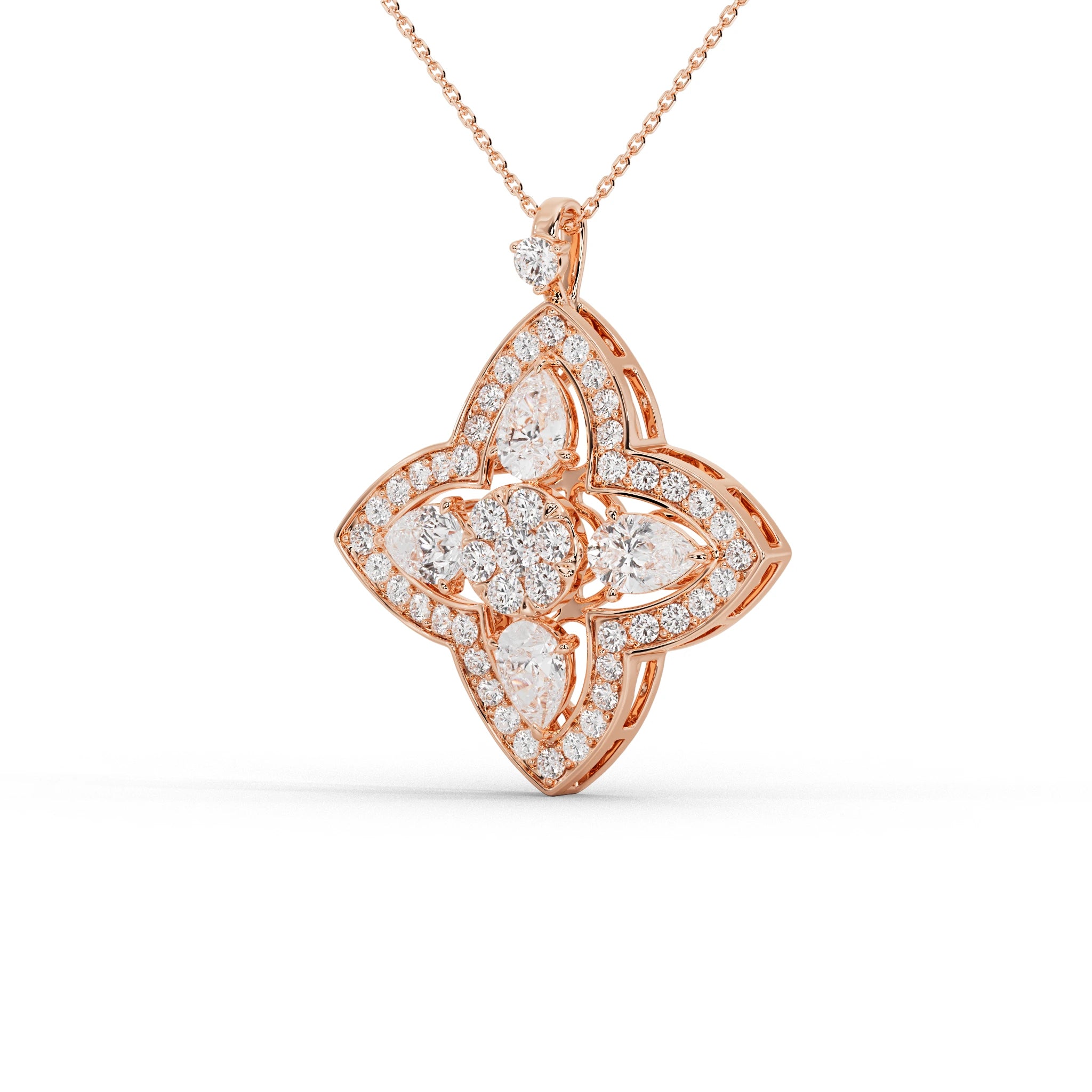 3 Carat Orinthia Pear Statement Pendant (Without Chain)