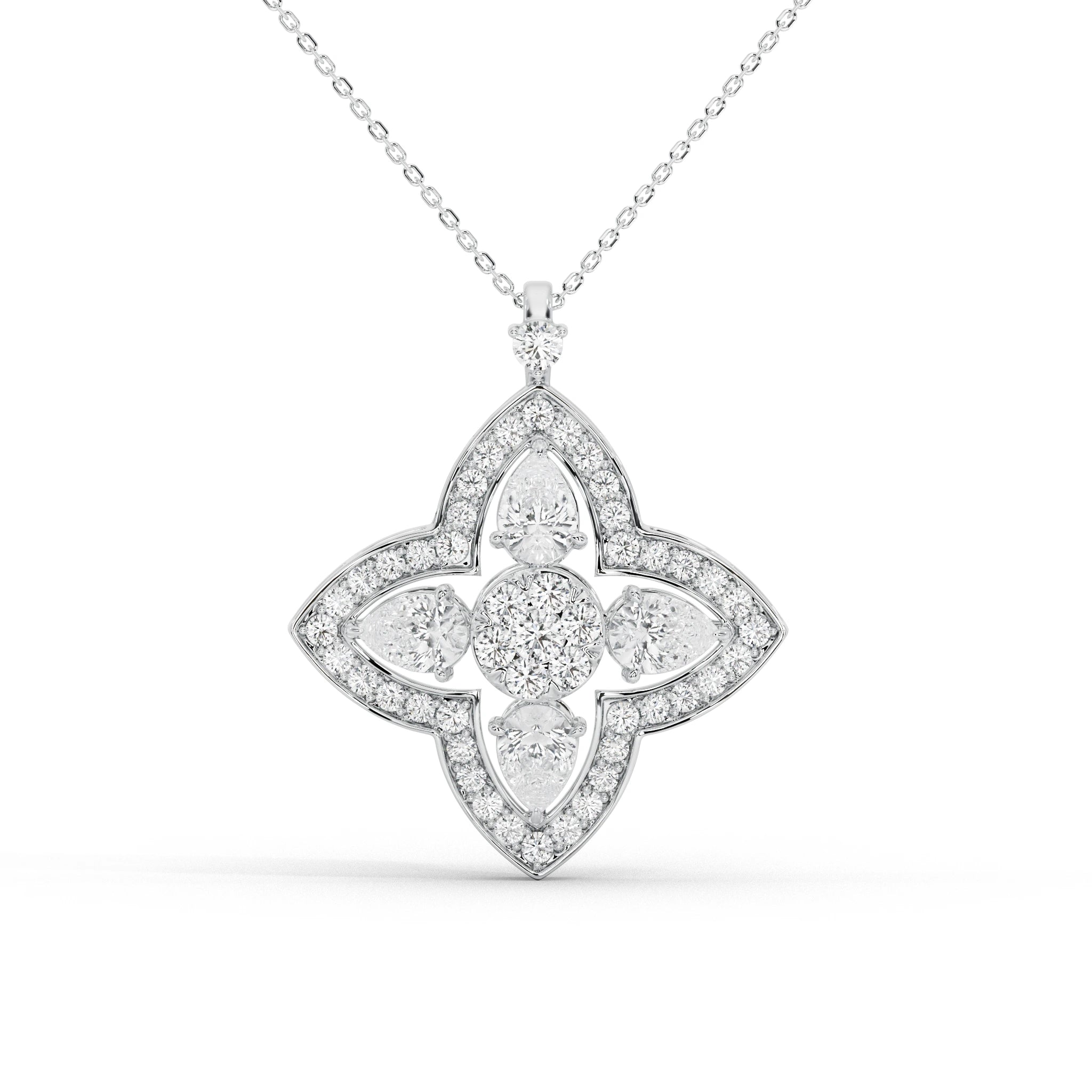 3 Carat Orinthia Pear Statement Pendant (Without Chain)