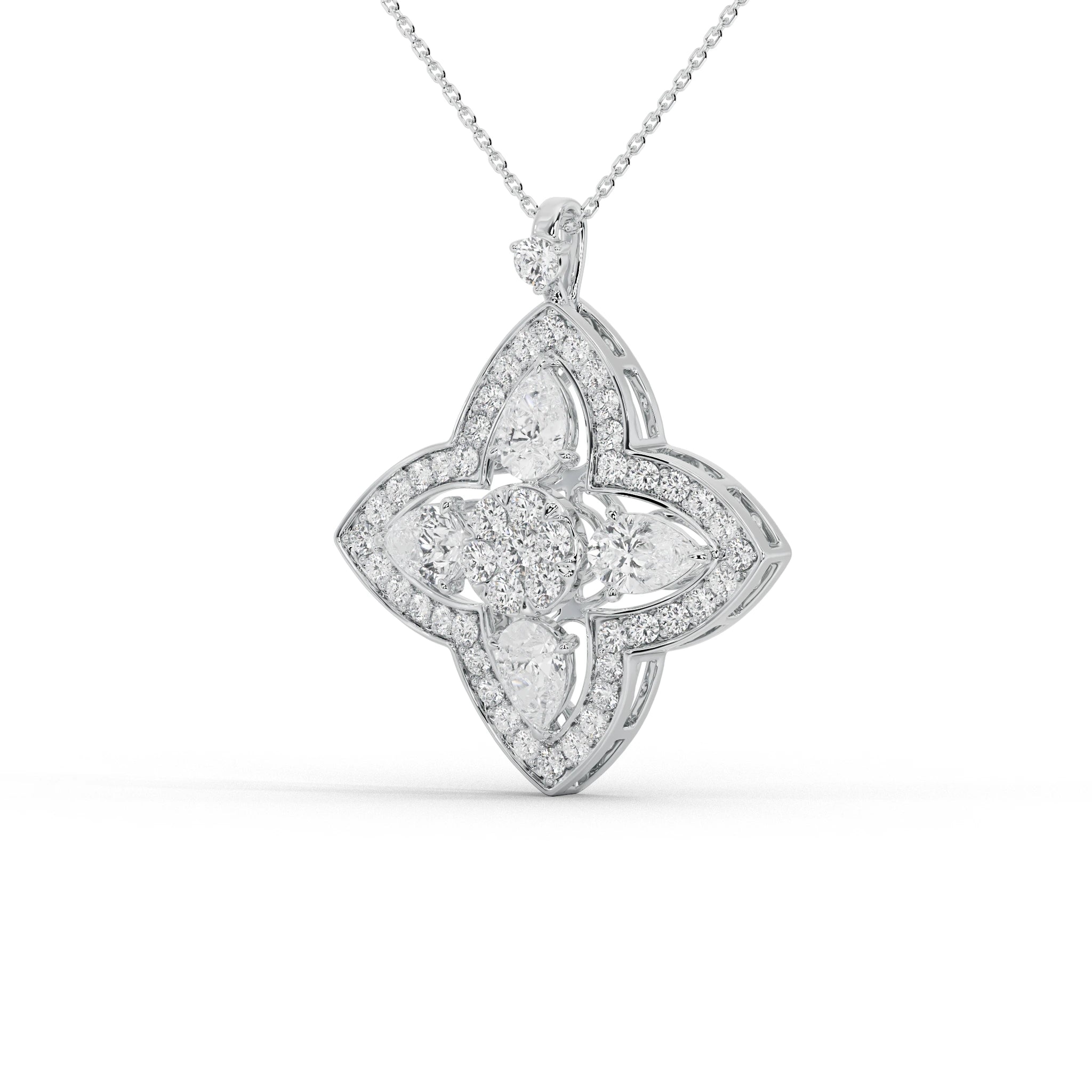3 Carat Orinthia Pear Statement Pendant (Without Chain)