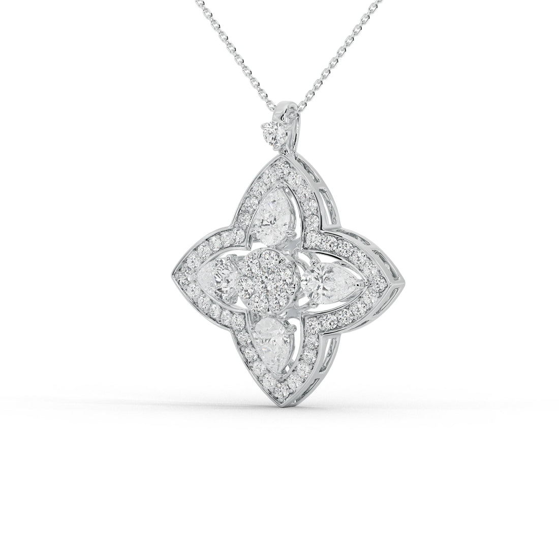 3 Carat Orinthia Pear Statement Pendant (Without Chain)