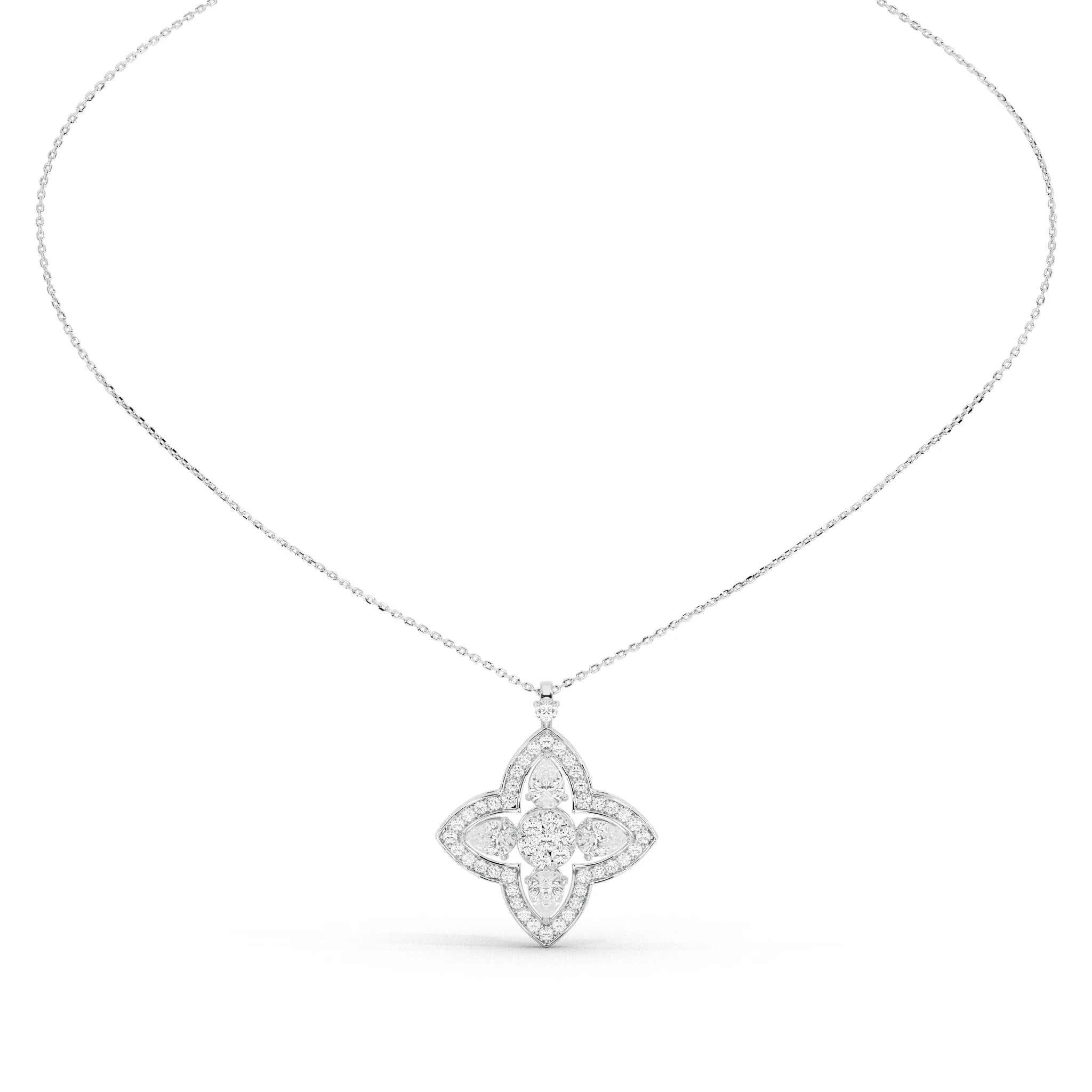 3 Carat Orinthia Pear Statement Pendant (Without Chain)