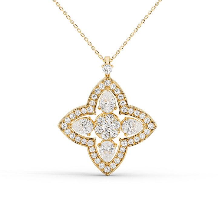 3 Carat Orinthia Pear Statement Pendant (Without Chain)