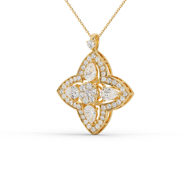 3 Carat Orinthia Pear Statement Pendant (Without Chain)