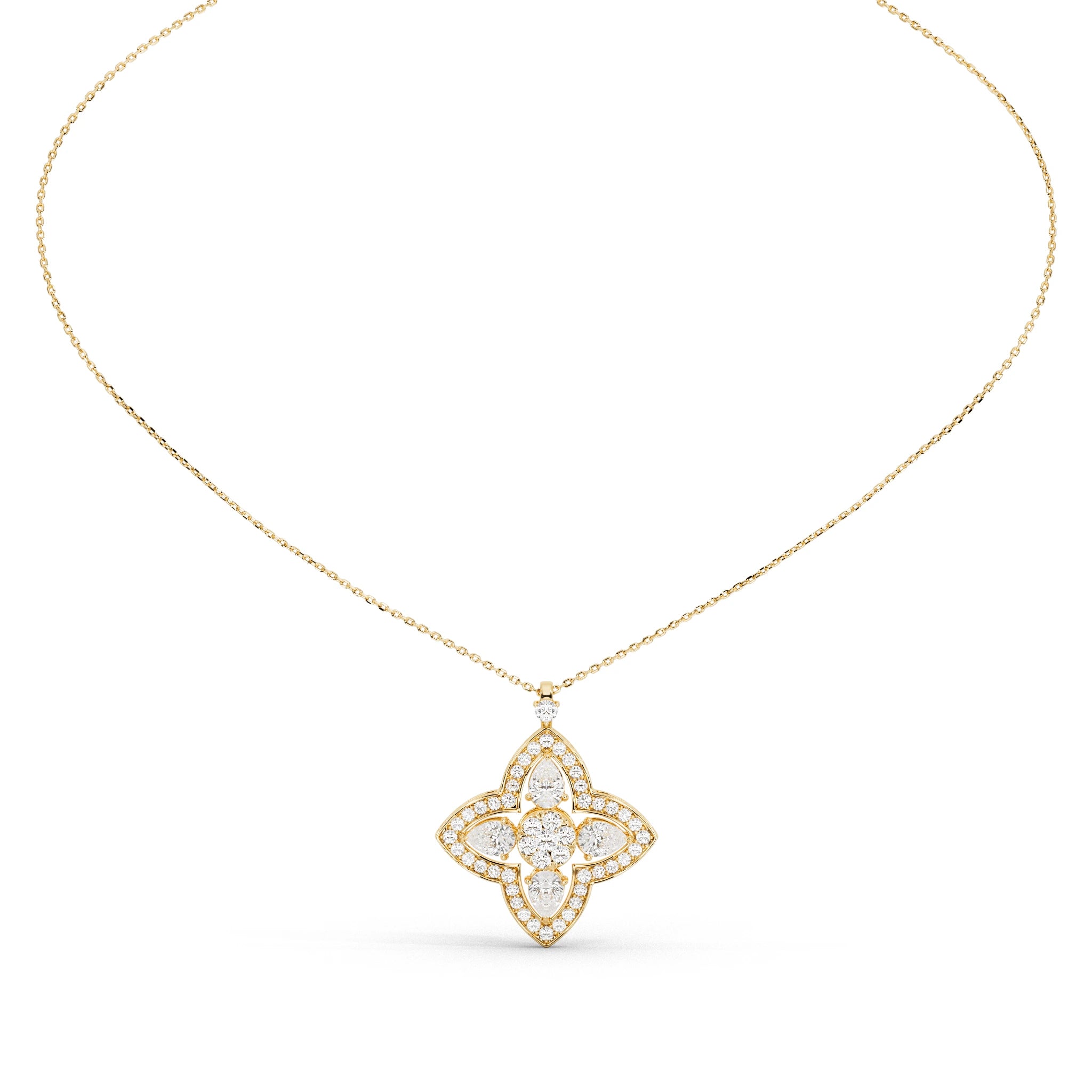 3 Carat Orinthia Pear Statement Pendant (Without Chain)