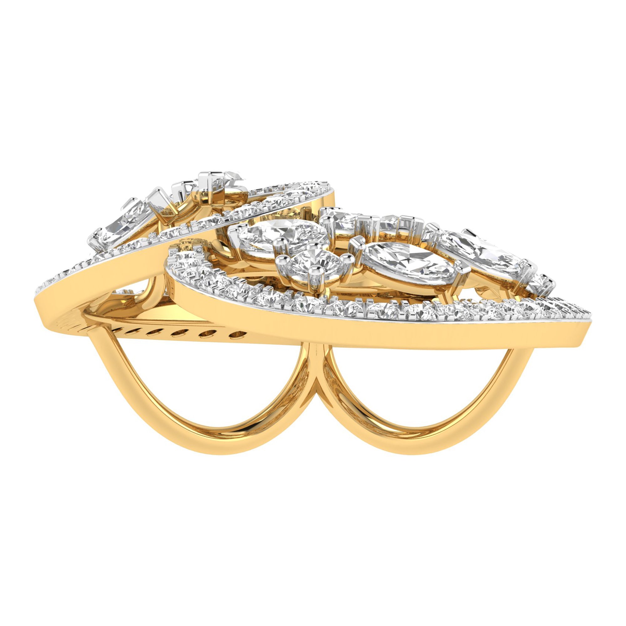 Exquisite Filigree Diamond Pendant