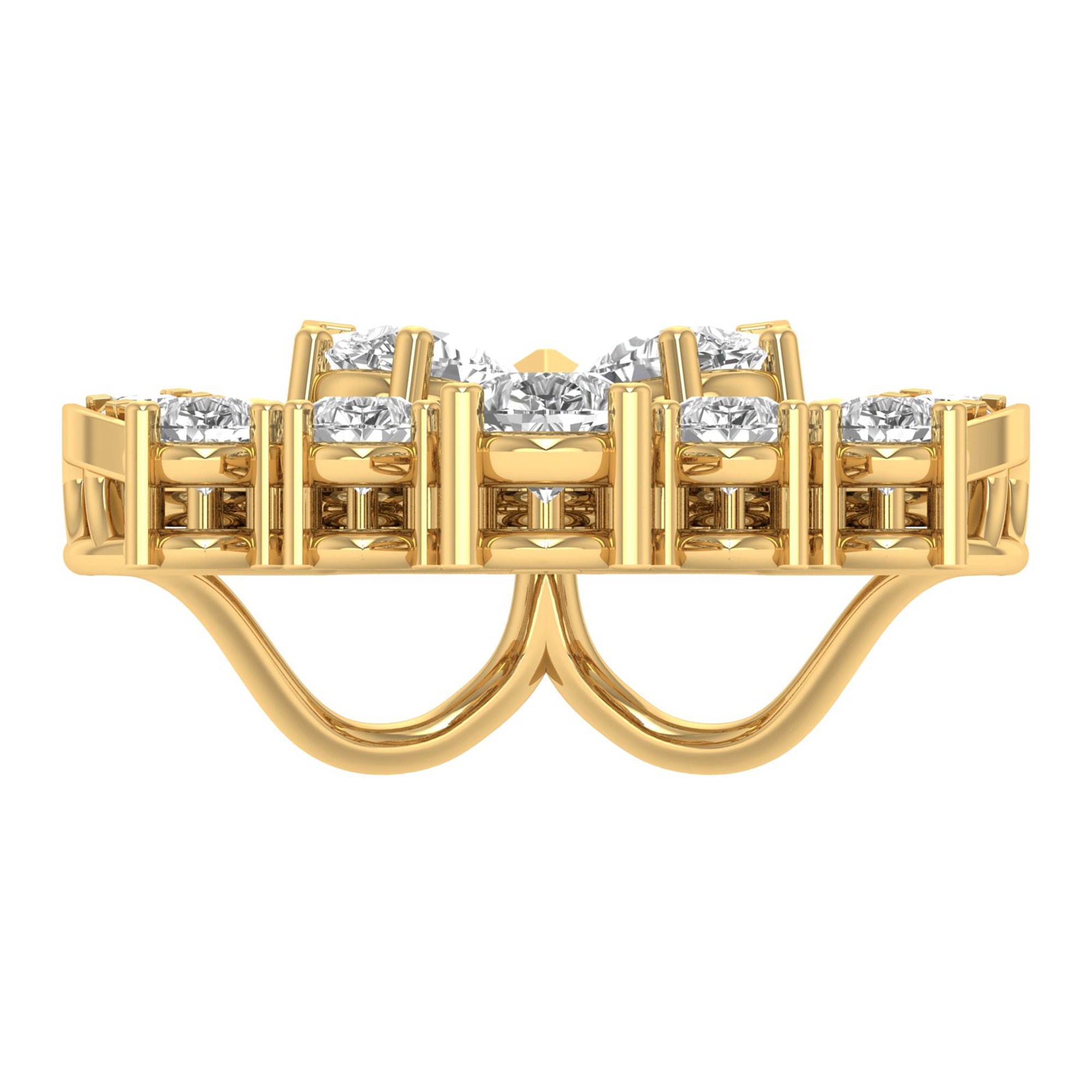 Butterfly Halo Diamond Pendant