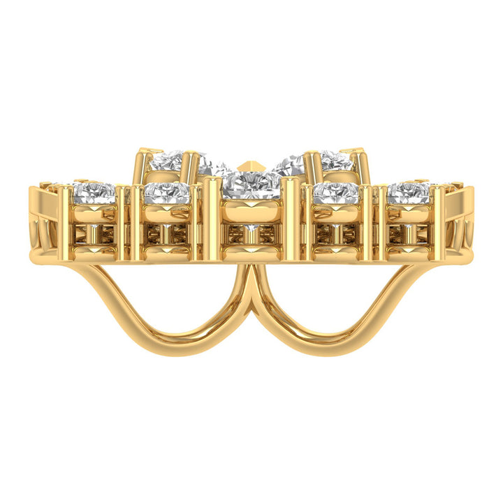 Butterfly Halo Diamond Pendant