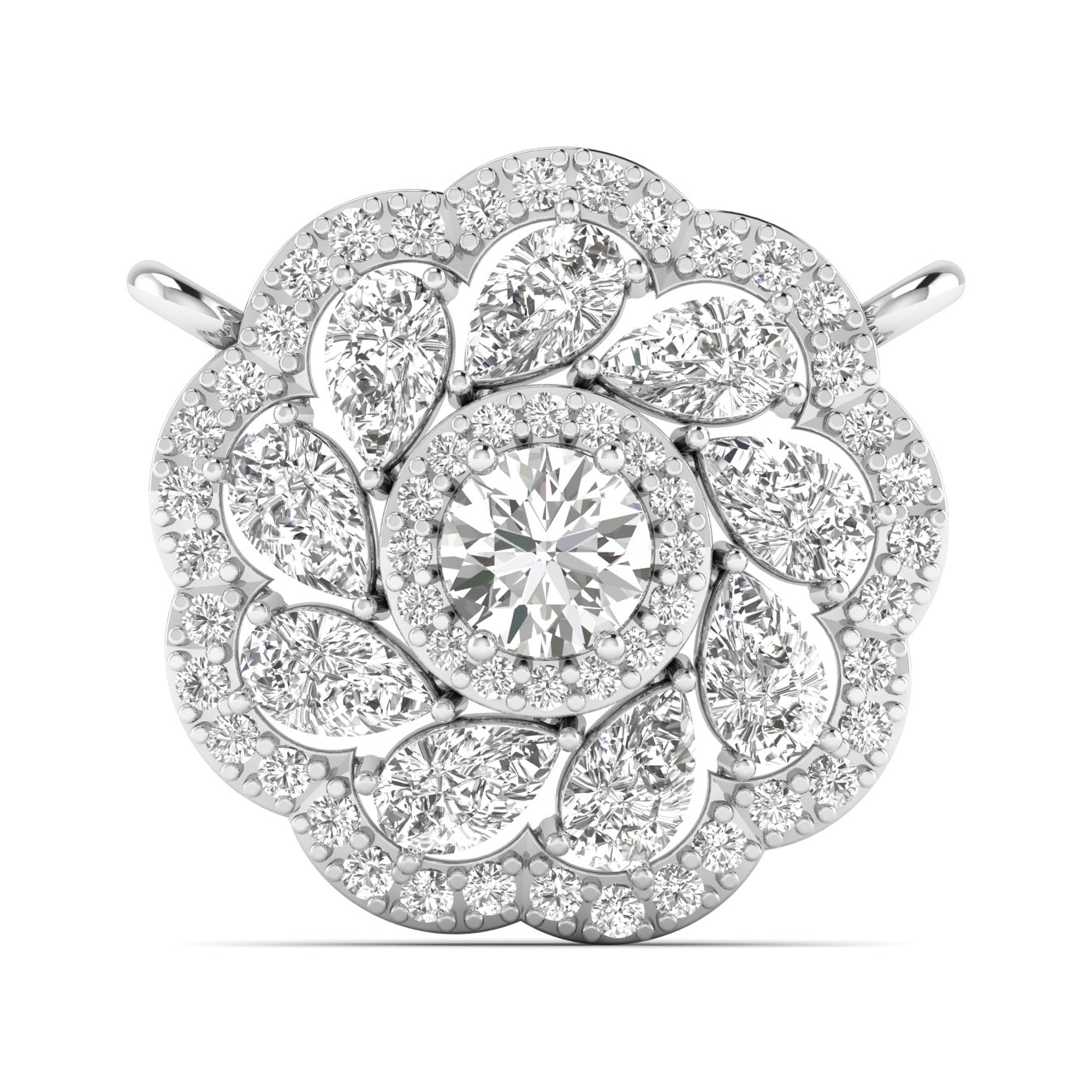 Mystic Blossom Diamond Pendant