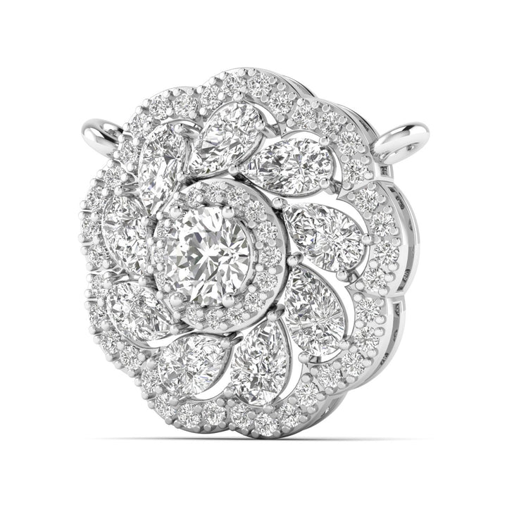 Mystic Blossom Diamond Pendant