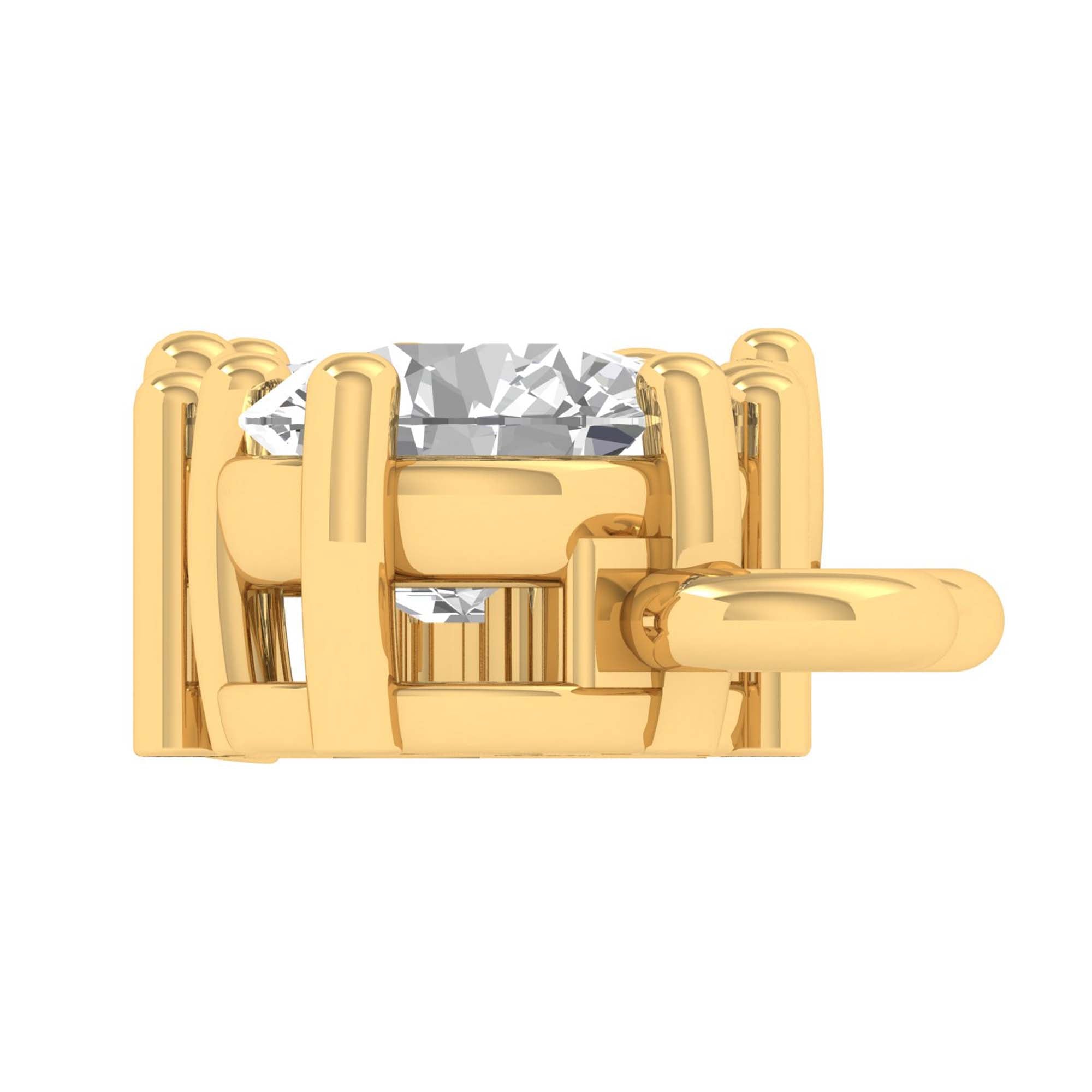 Graceful Quintet Diamond Pendant