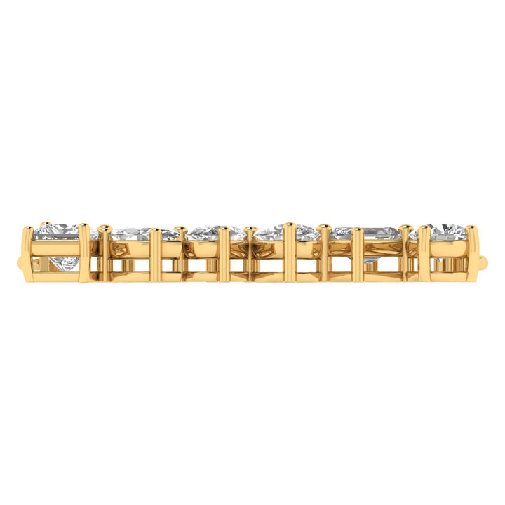 Graceful Quintet Diamond Pendant