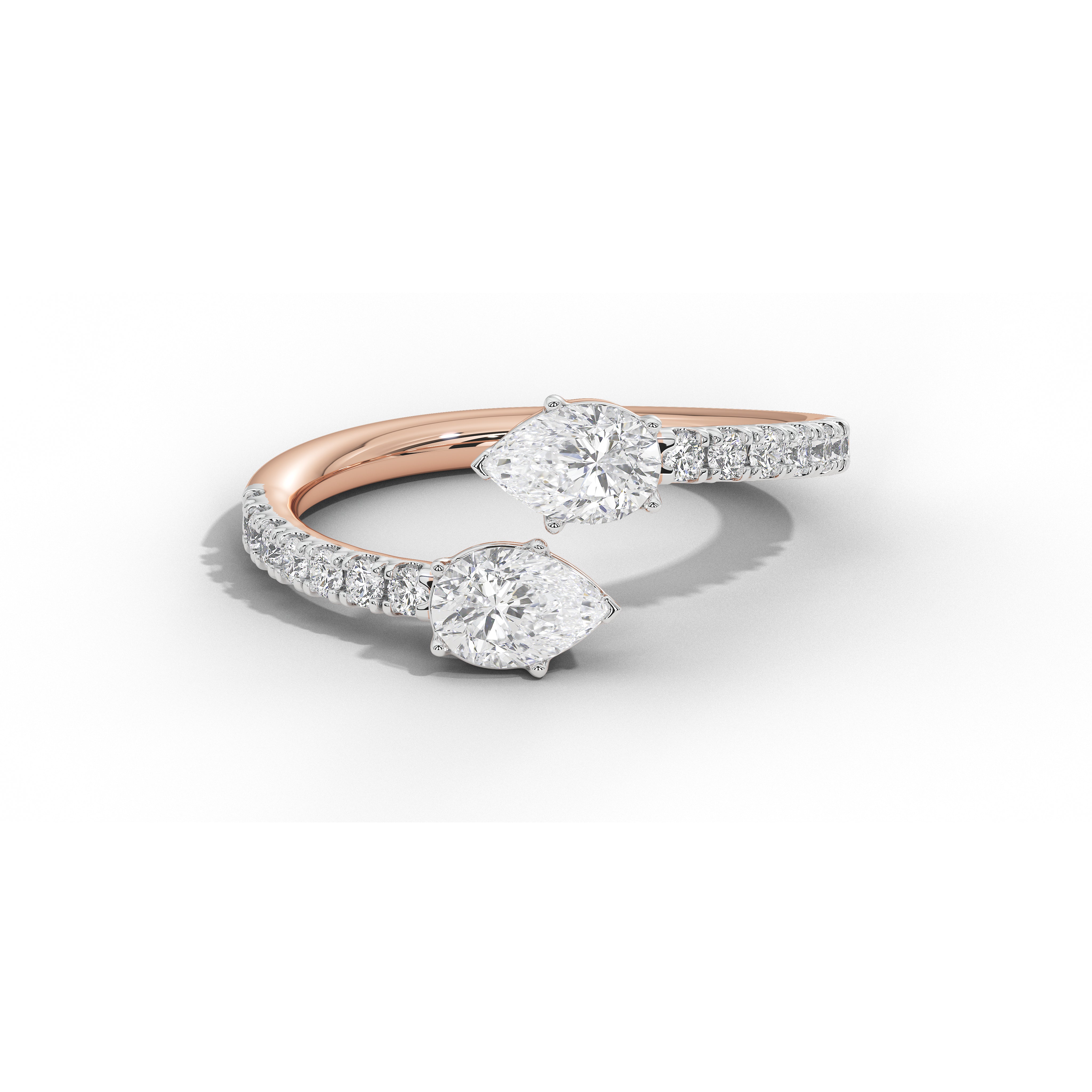Suzy Izzy Two Pear Ring